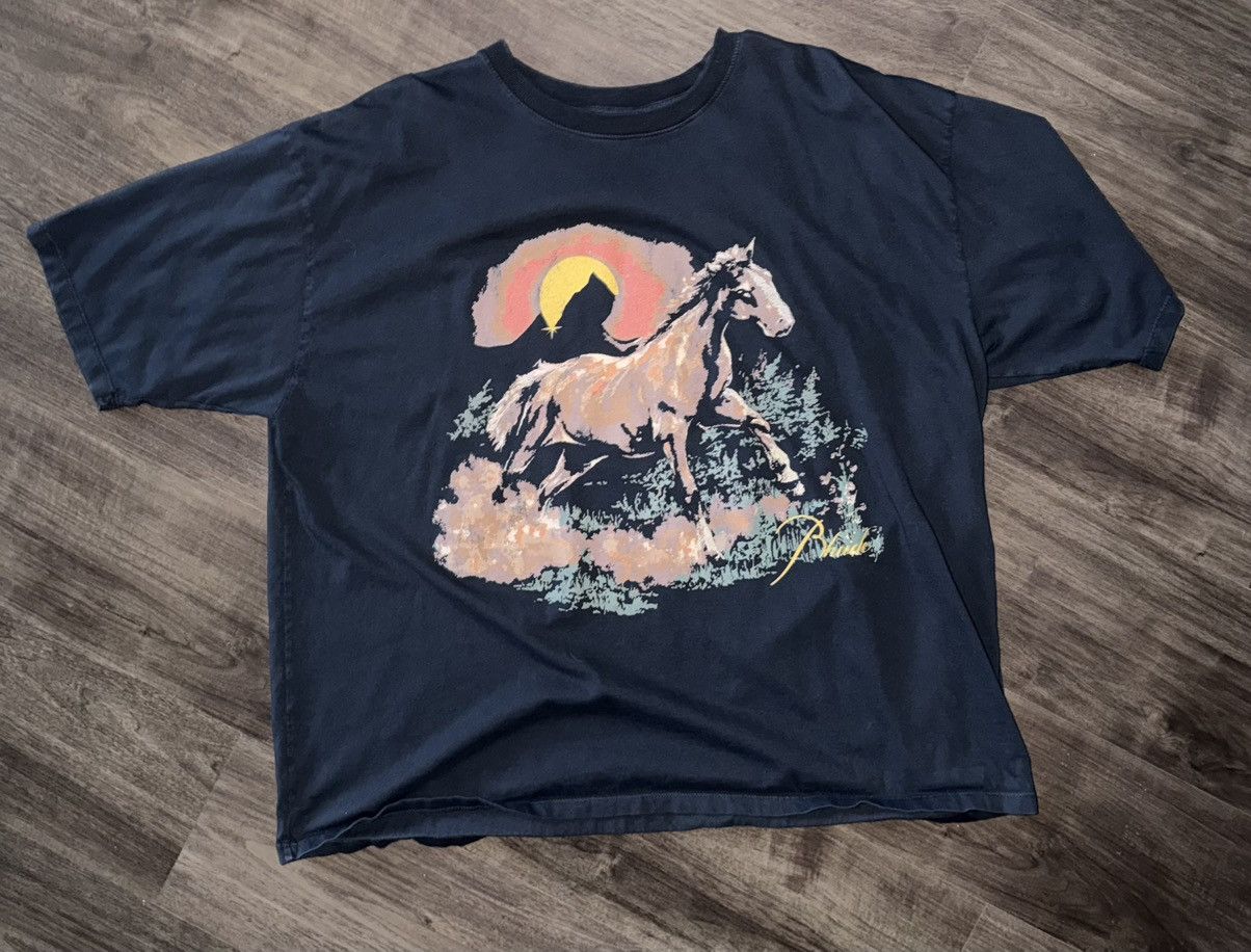 Rhude Rhude Santos Horses Tee Size US XL / EU 56 / 4 - 1 Thumbnail