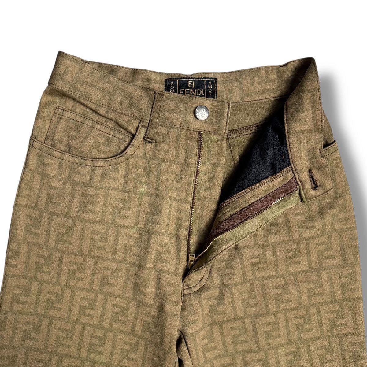 Fendi Fendi Zucca Monogram Pants Size 28" / US 6 / IT 42 - 8 Thumbnail