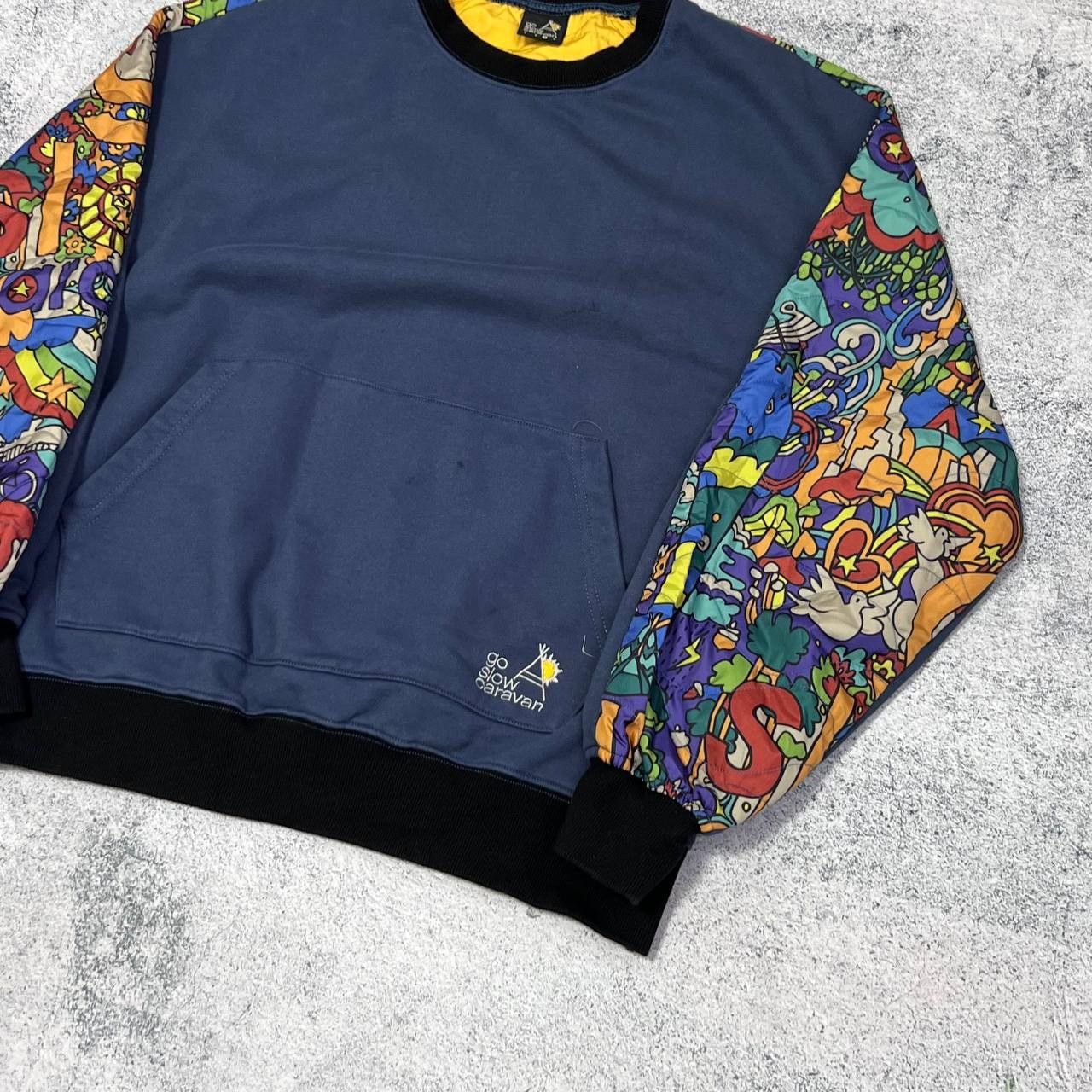Japanese Brand × go slow caravan Go Slow Caravan Multicolored Sweatshirt Japan Size US M / EU 48-50 / 2 - 3 Thumbnail