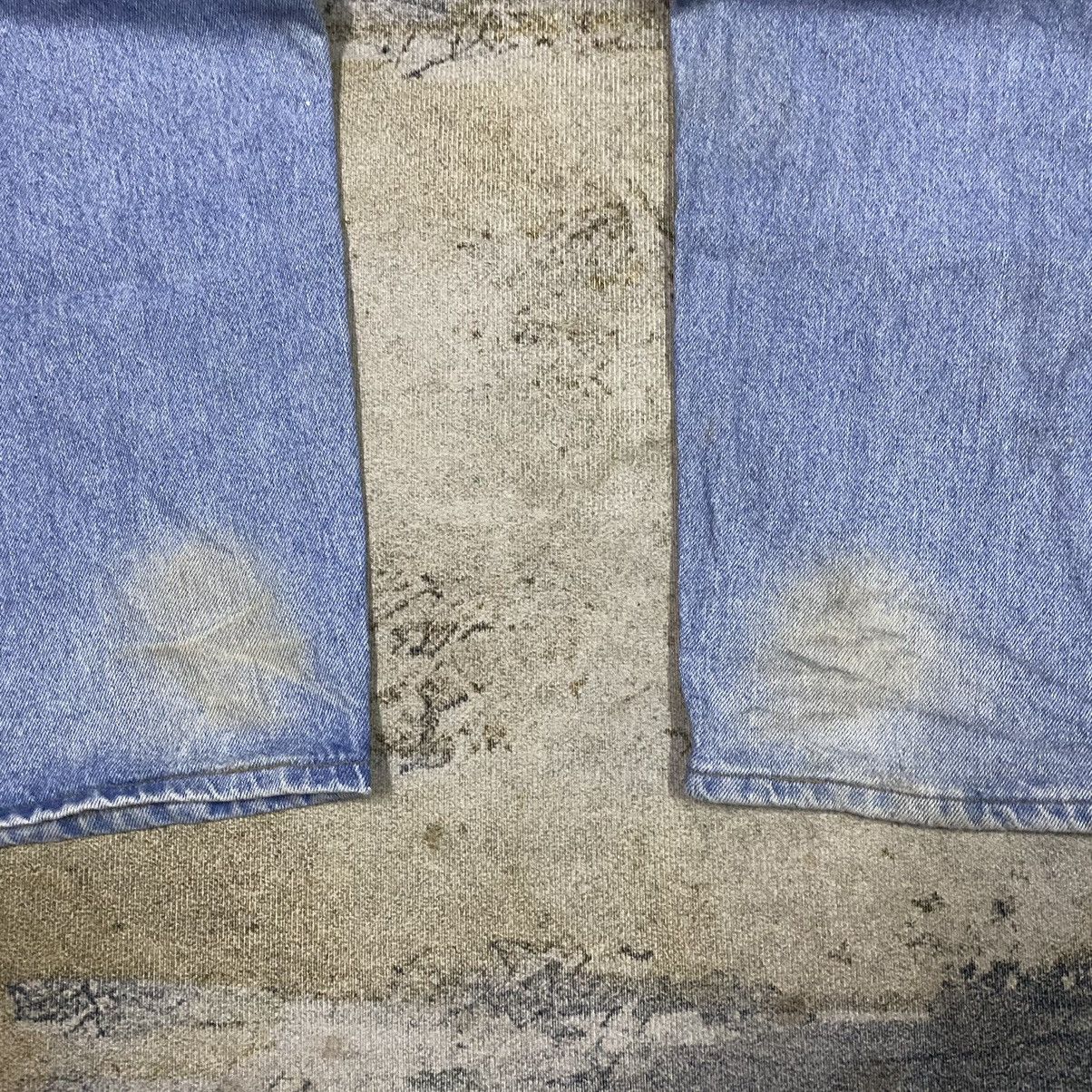 Jean × Vintage × Wrangler Vintage Wrangler Dirty Light Washed Baggy Denim Jeans Size US 38 / EU 54 - 12 Thumbnail