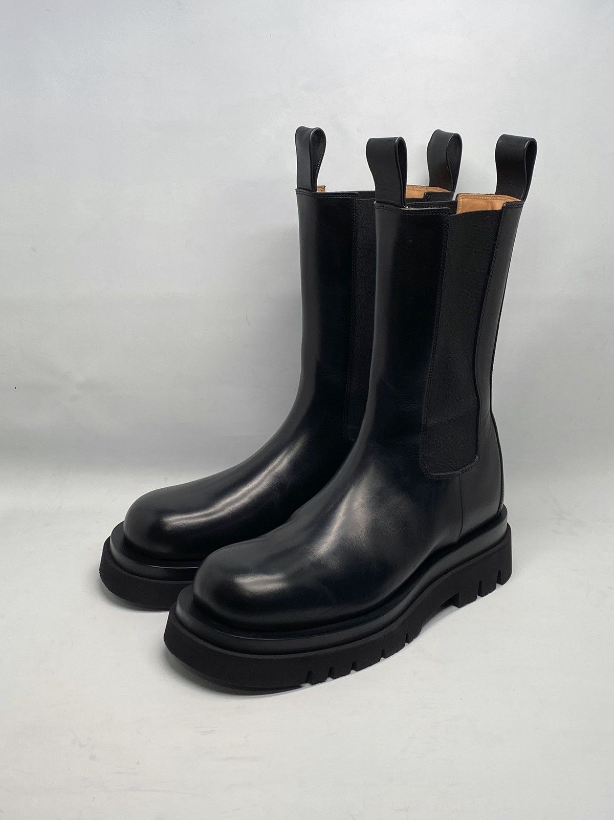Bottega Veneta Bottega Veneta Lug Sole Leather Boots size 40 Size US 10 / IT 40 - 5 Thumbnail