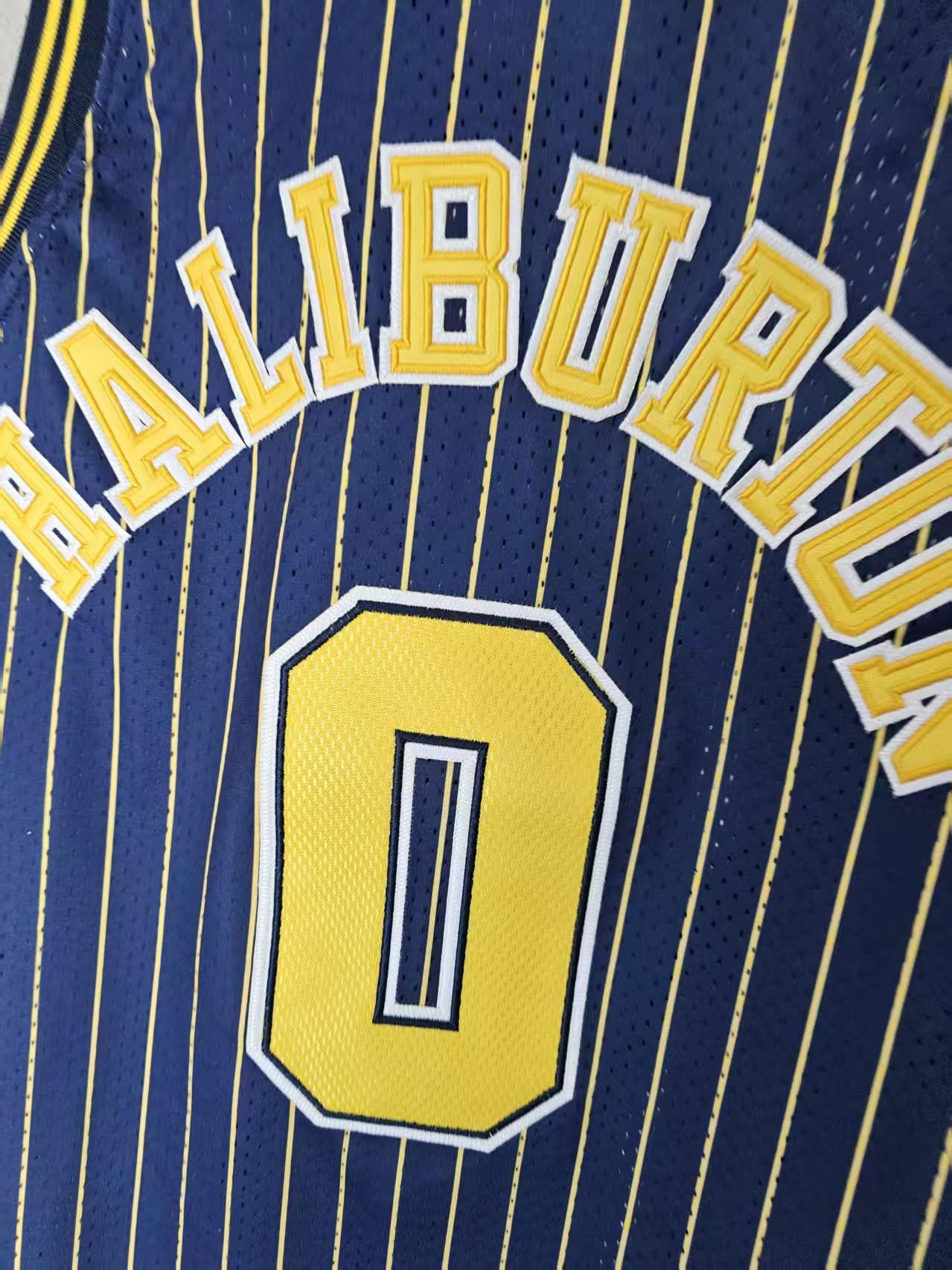 NBA Tyrese Haliburton Jersey Indiana Pacers 0 Double Stitched Size US XXL / EU 58 / 5 - 3 Thumbnail