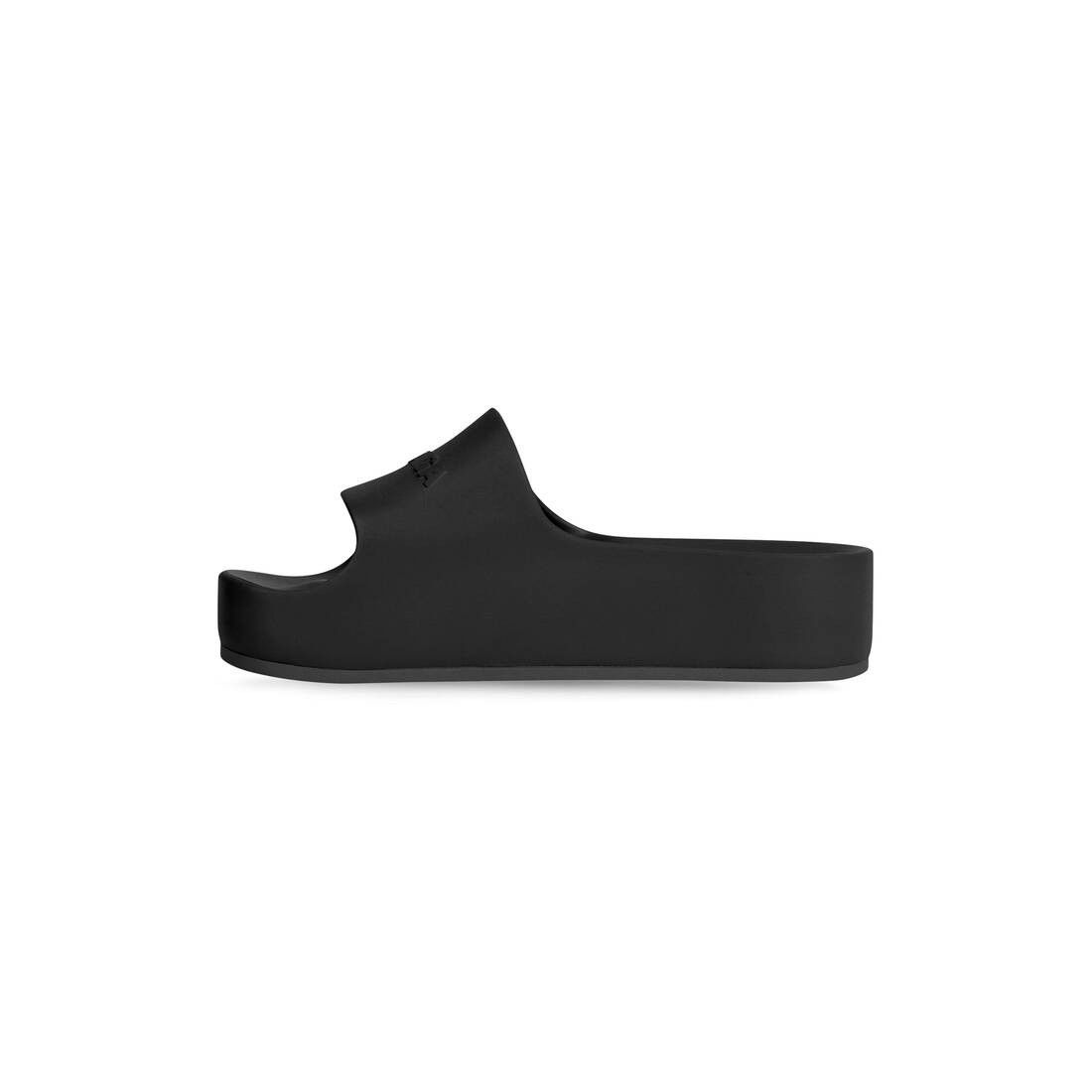 Balenciaga o1w1db10625 Chunky Slide Sandals in Black Size US 8 / IT 38 - 3 Thumbnail