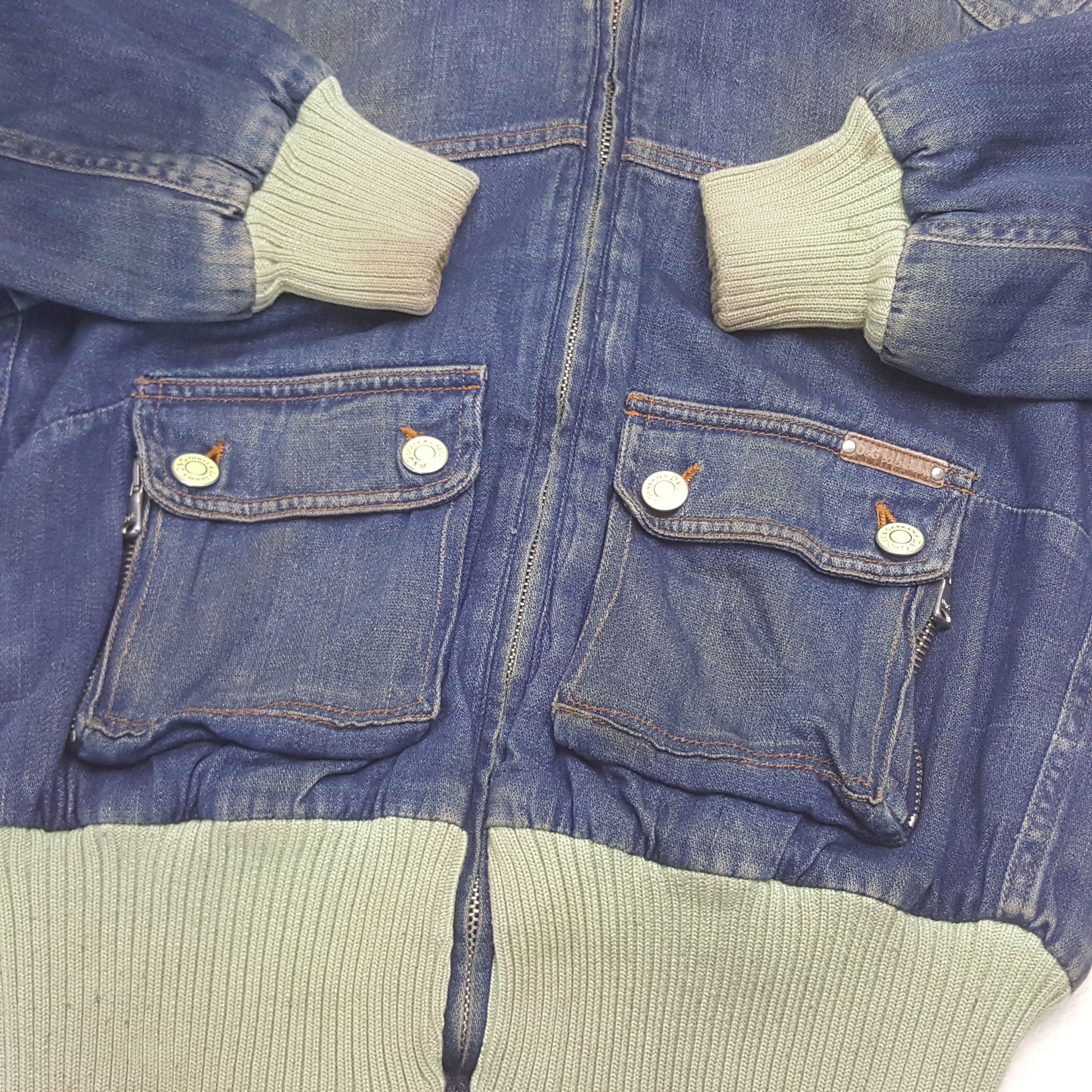 Dolce & Gabbana Vintage Dolce & Gabbana Italian Brand Crop Denim Jacket RR4 Size XS / US 0-2 / IT 36-38 - 10 Thumbnail
