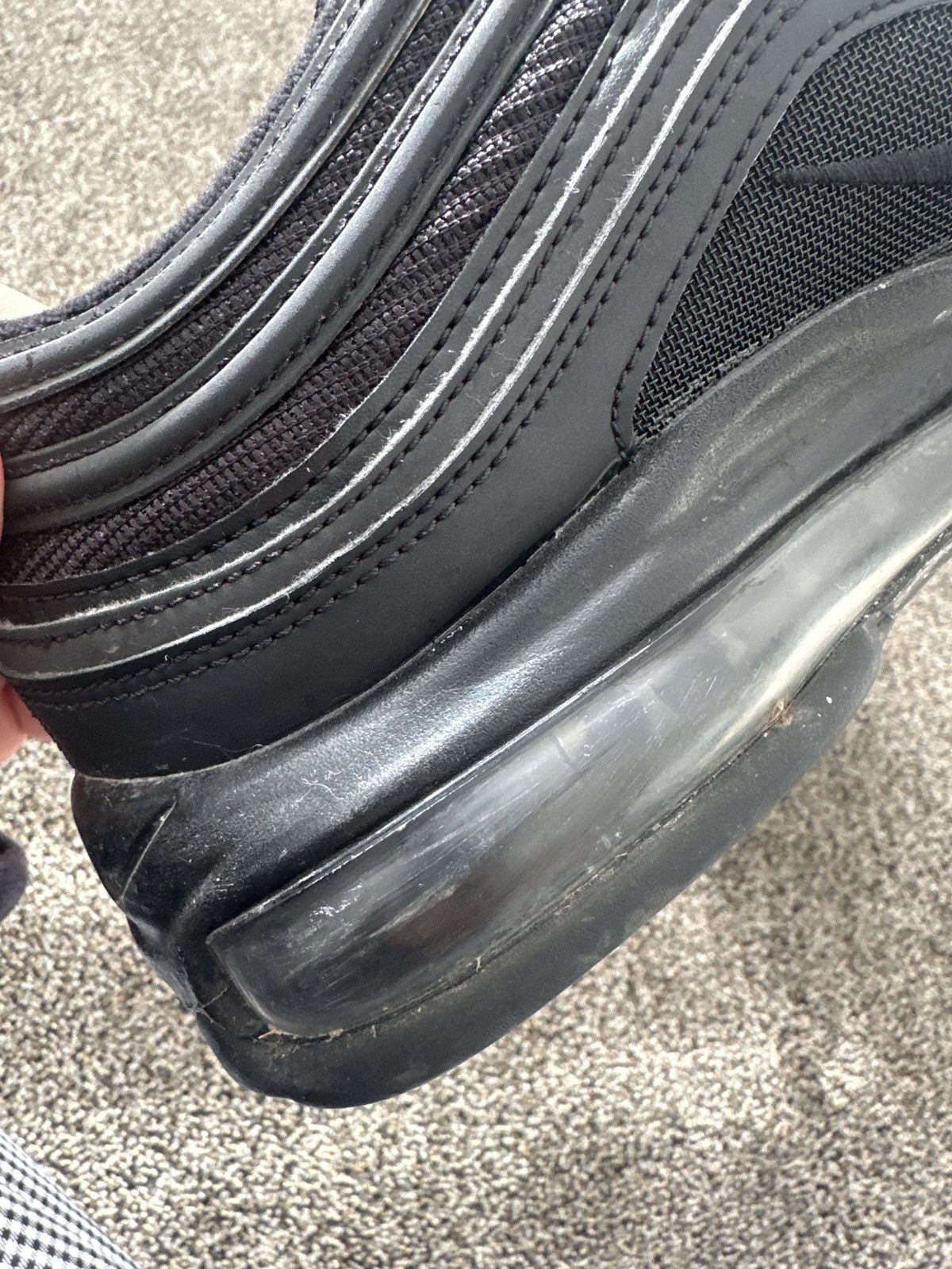 Nike Nike Air max 97 full black Size US 10 / EU 43 - 5 Thumbnail