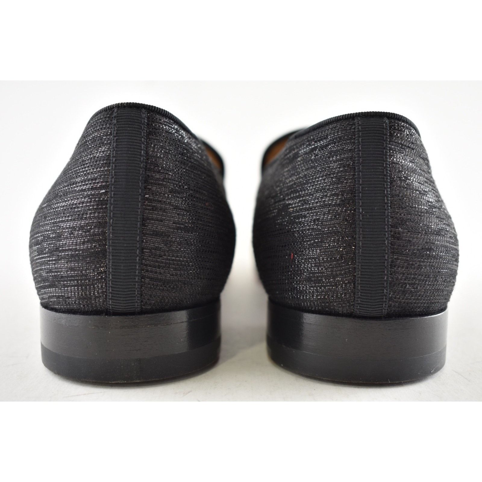 Christian Louboutin Christian Louboutin Black Shantung Diams Dress Loafer 43 10 Size US 10 / EU 43 - 13 Thumbnail