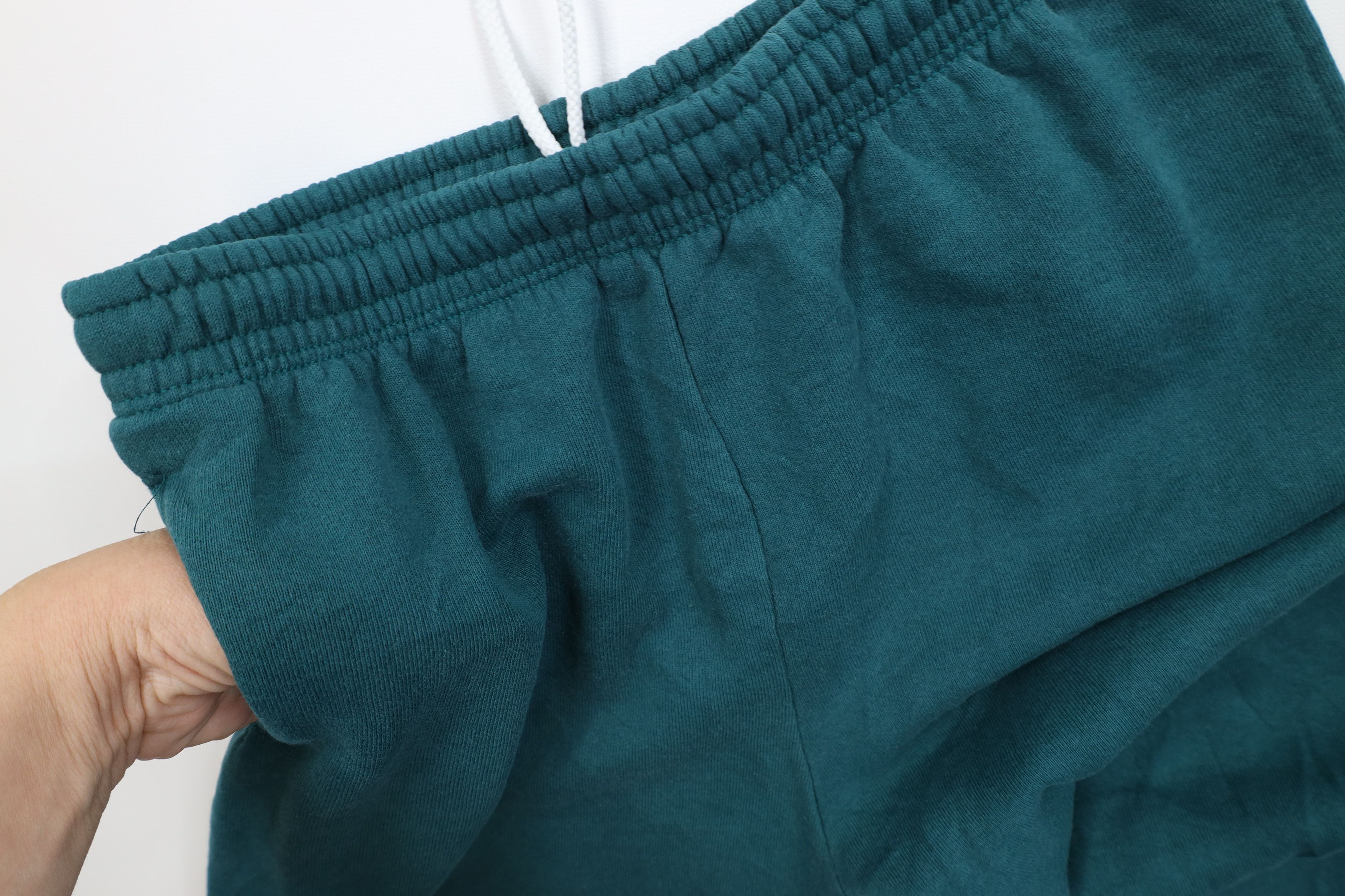 Vintage Vintage 90s Streetwear Blank Sweatpants Joggers Green USA Size US 34 / EU 50 - 7 Thumbnail
