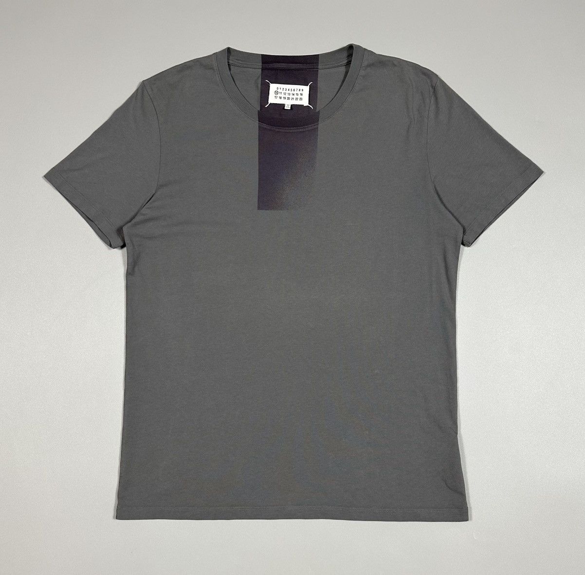 Maison Margiela Paint Stripe Detail T-Shirt Dark Gray