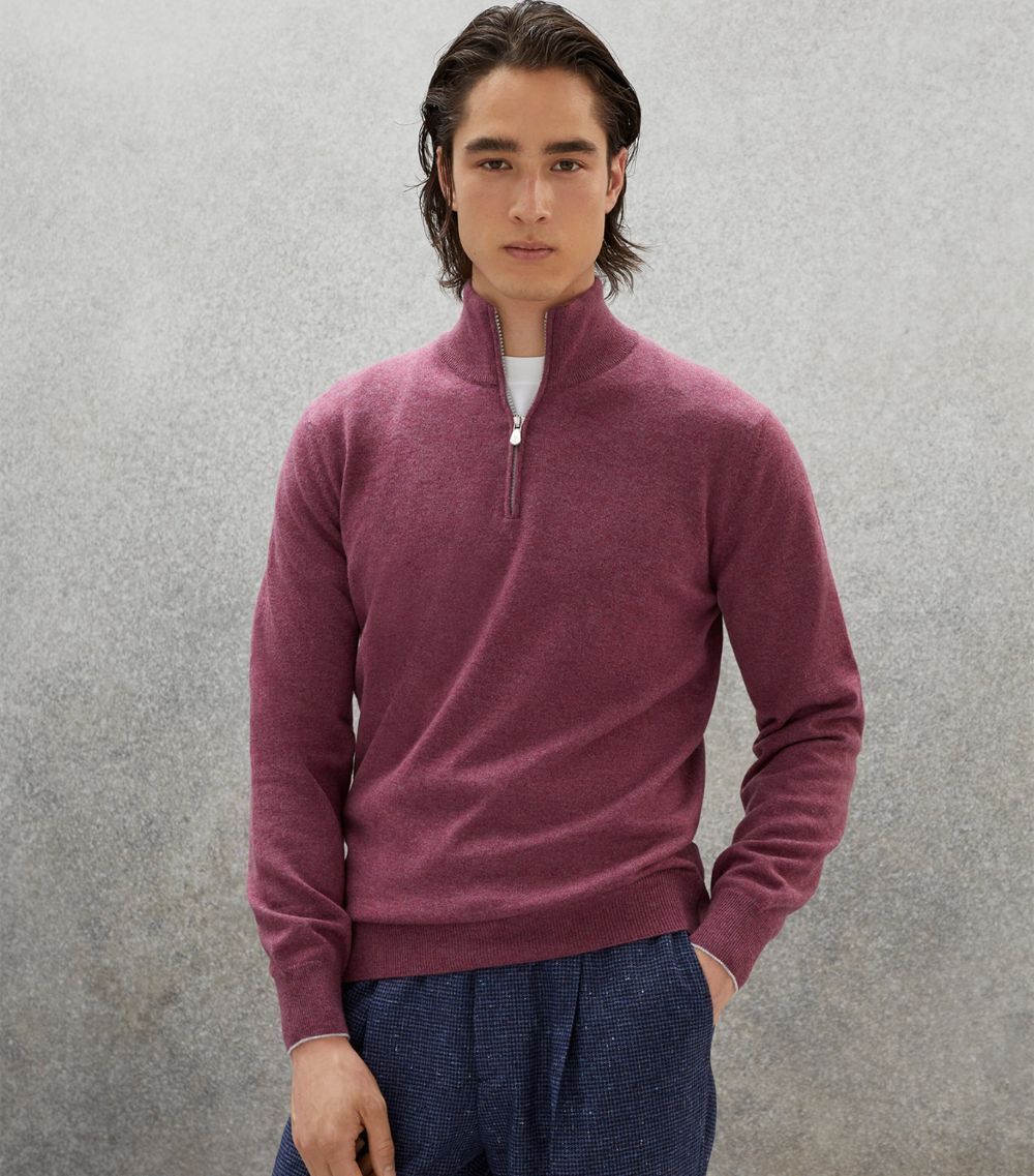o1w1db10924 Cashmere Turtleneck in Medium Purple
