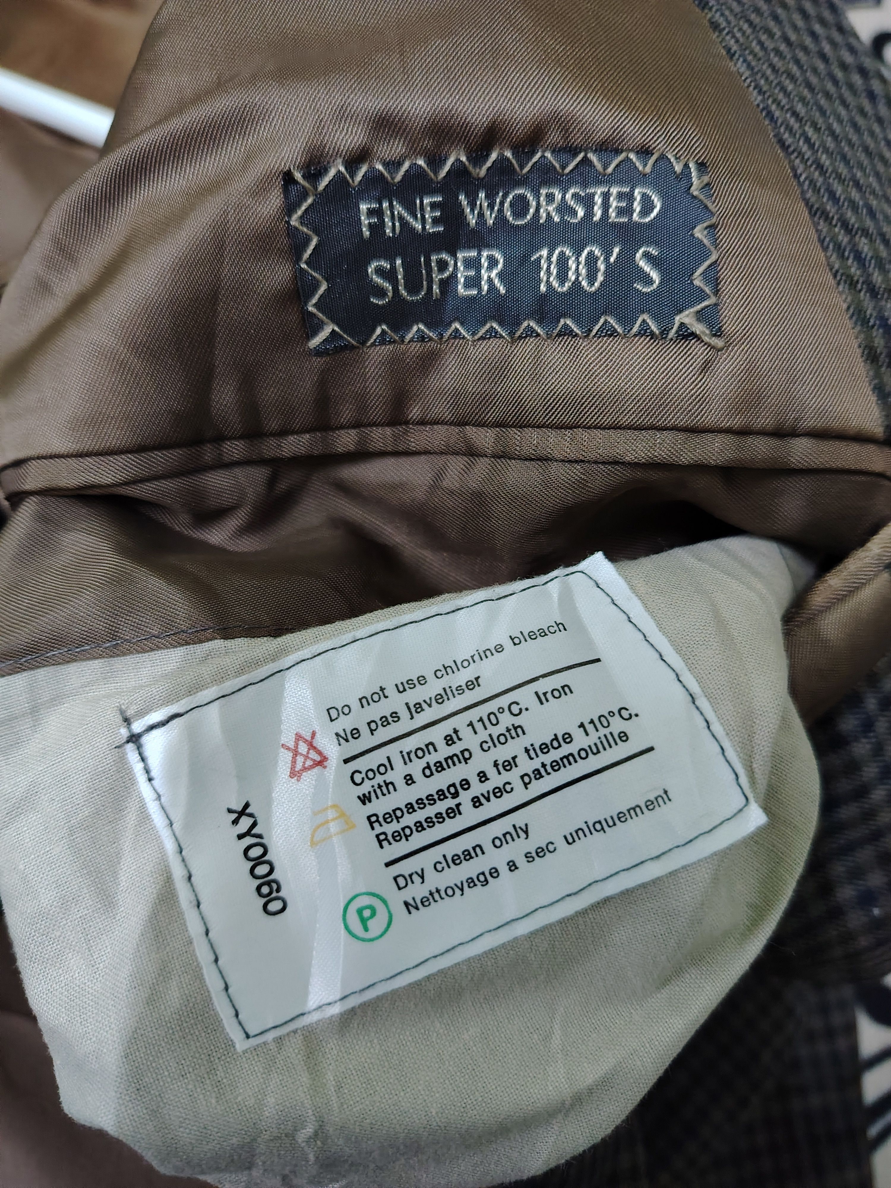 Alfred Dunhill Dunhill Wool Plaid Super 100's Fine Worsted Coat Blazer Size US M / EU 48-50 / 2 - 7 Thumbnail