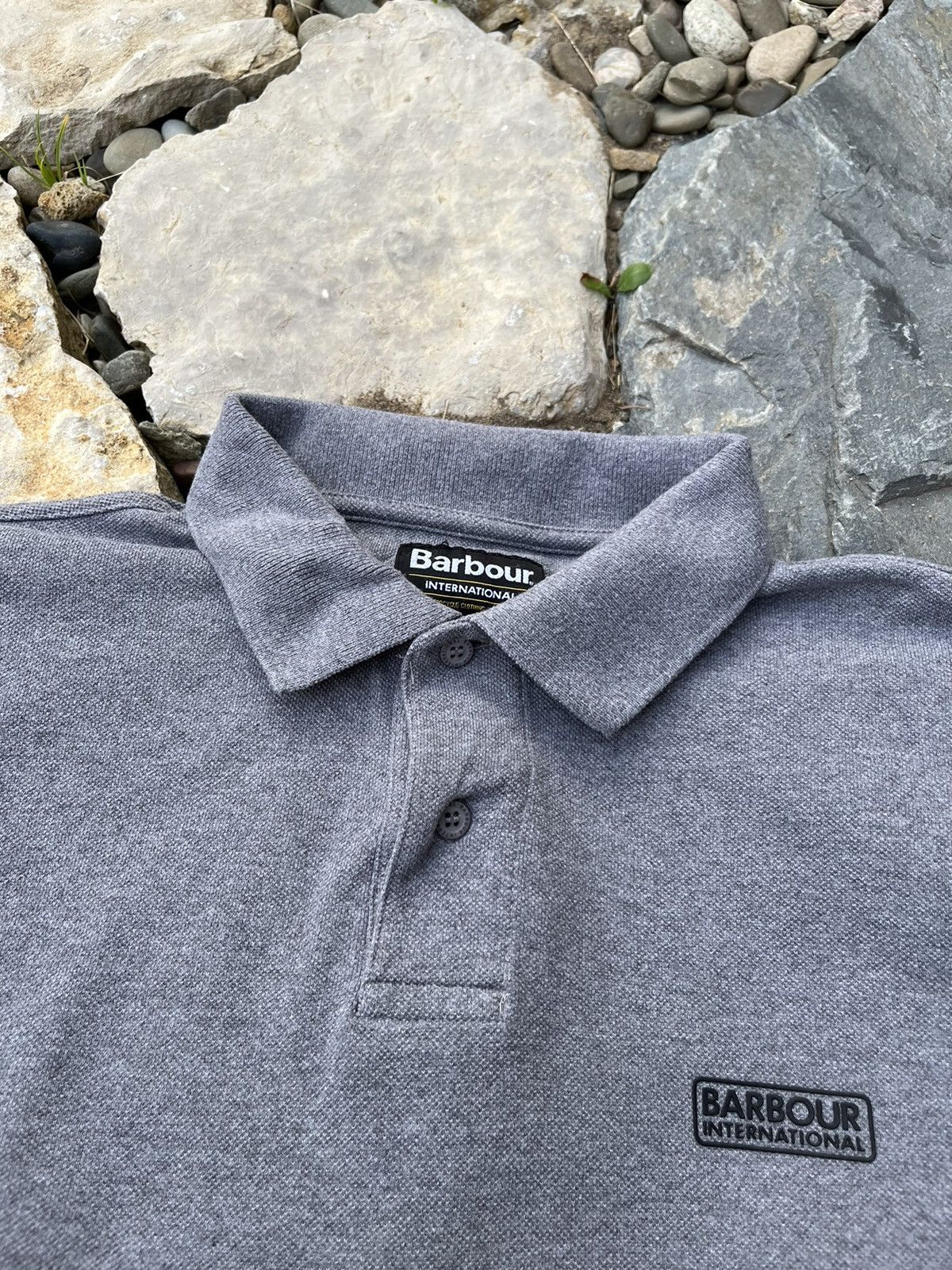 Barbour × Designer Barbour international polo t-shirt tee chest small logo Size US L / EU 52-54 / 3 - 9 Thumbnail