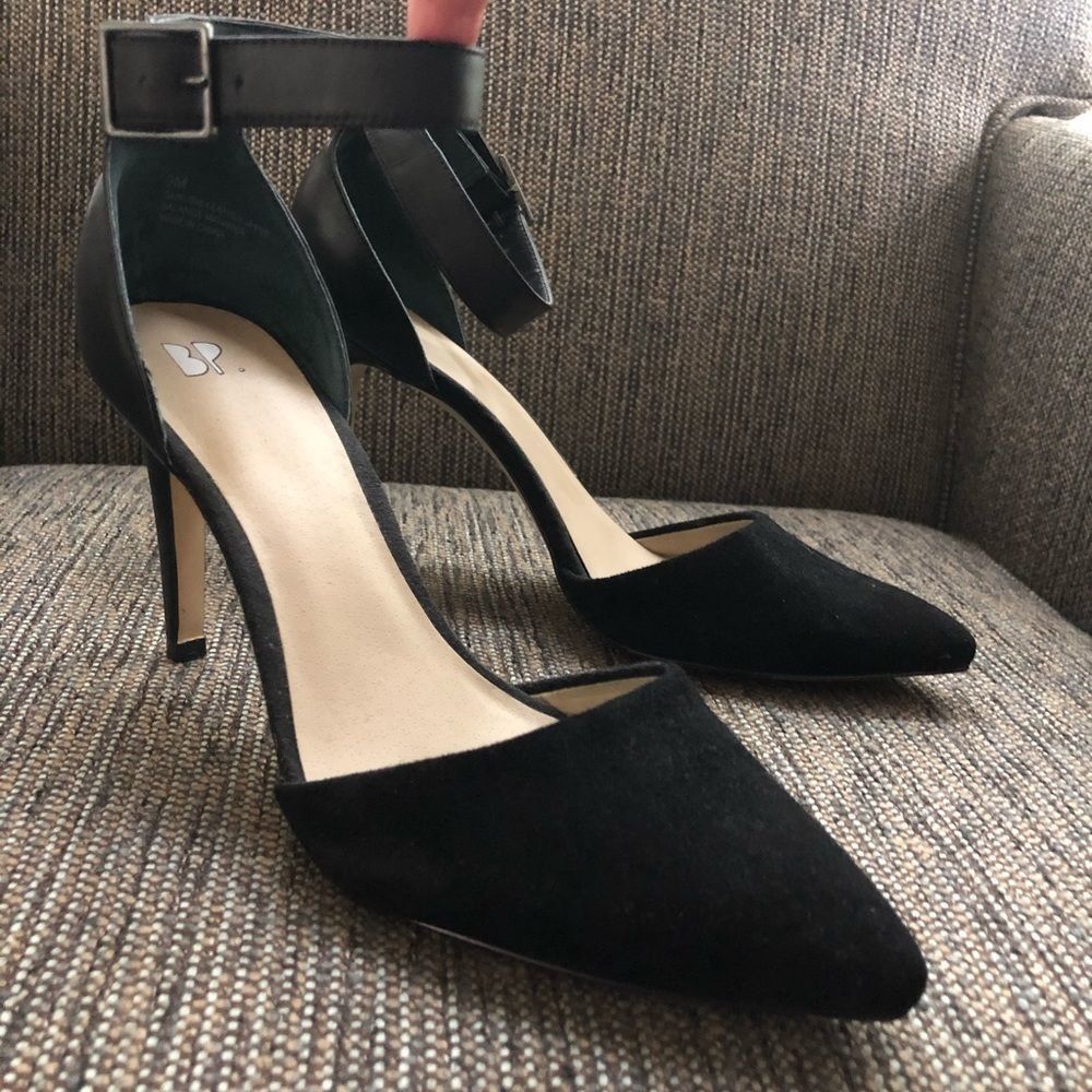 Other BP 4” Heels D’Orsay Ankle Strap Leather Suede 9 Size US 9 / IT 39 - 1 Thumbnail