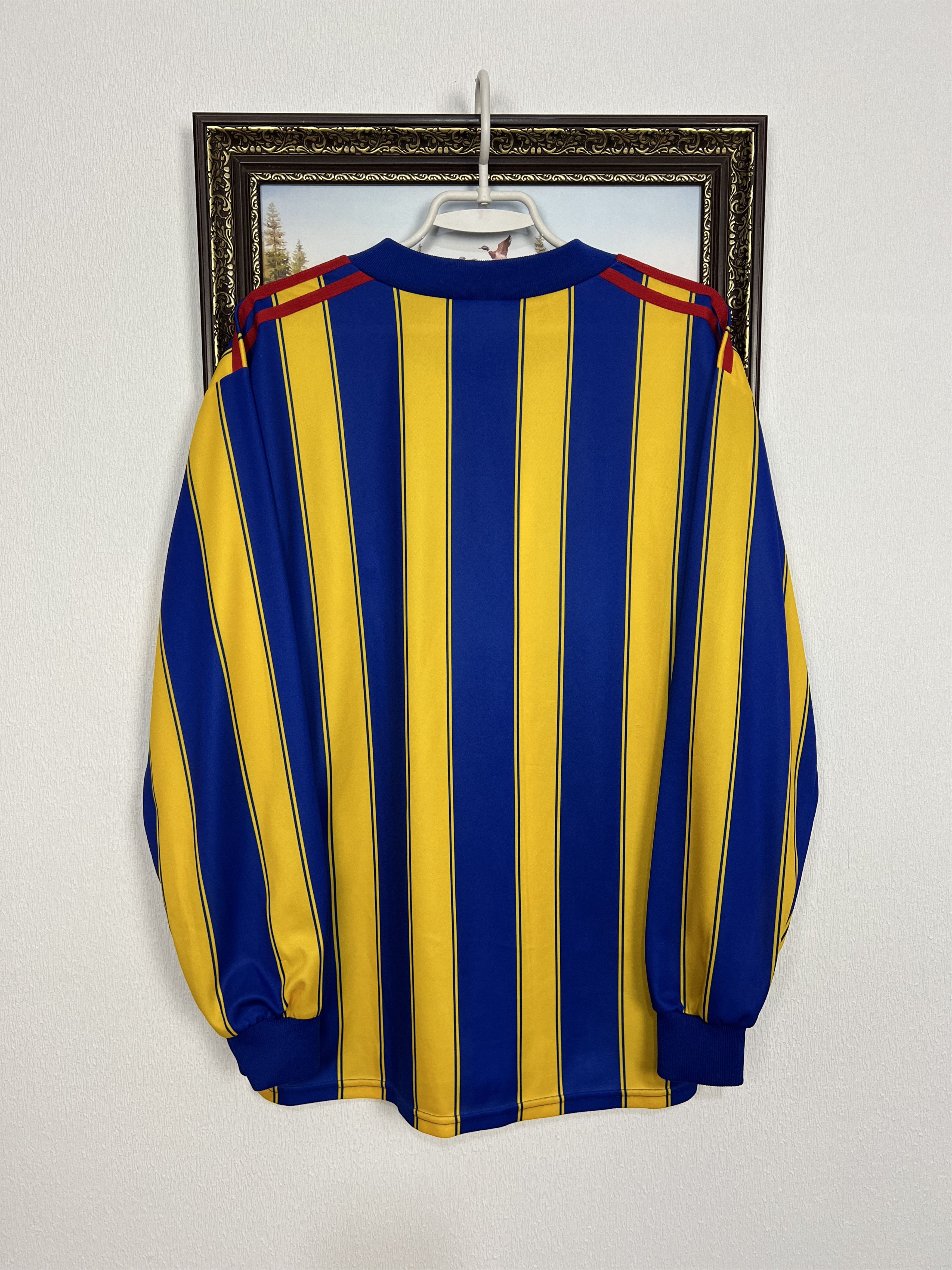 Adidas Vintage Football Template Shirt Soccer Long Sleeve Jersey Size US L / EU 52-54 / 3 - 8 Thumbnail