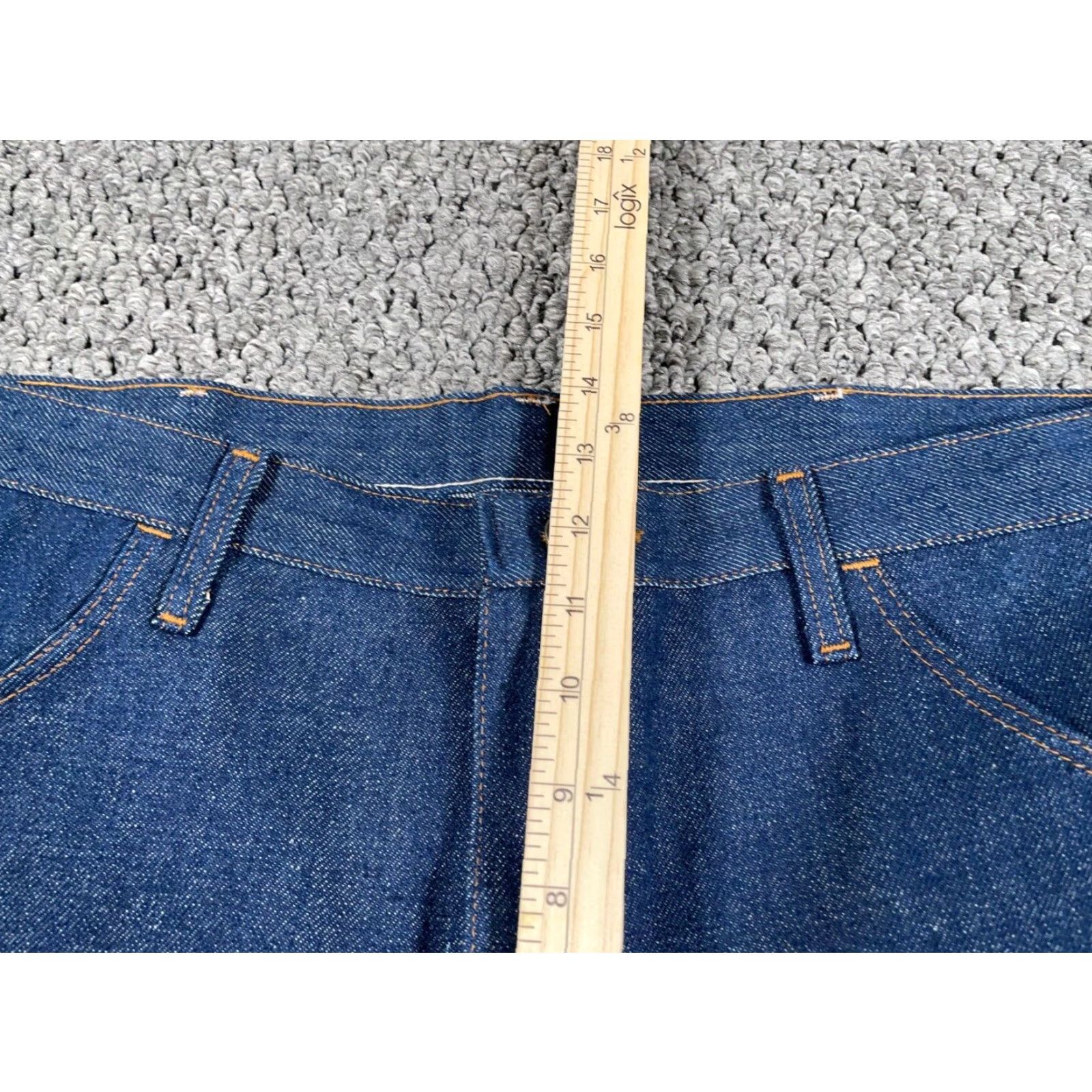 VINTAGE Rustler Men's Jeans Bootcut Fit 40 x 29 Denim 80s USA Made