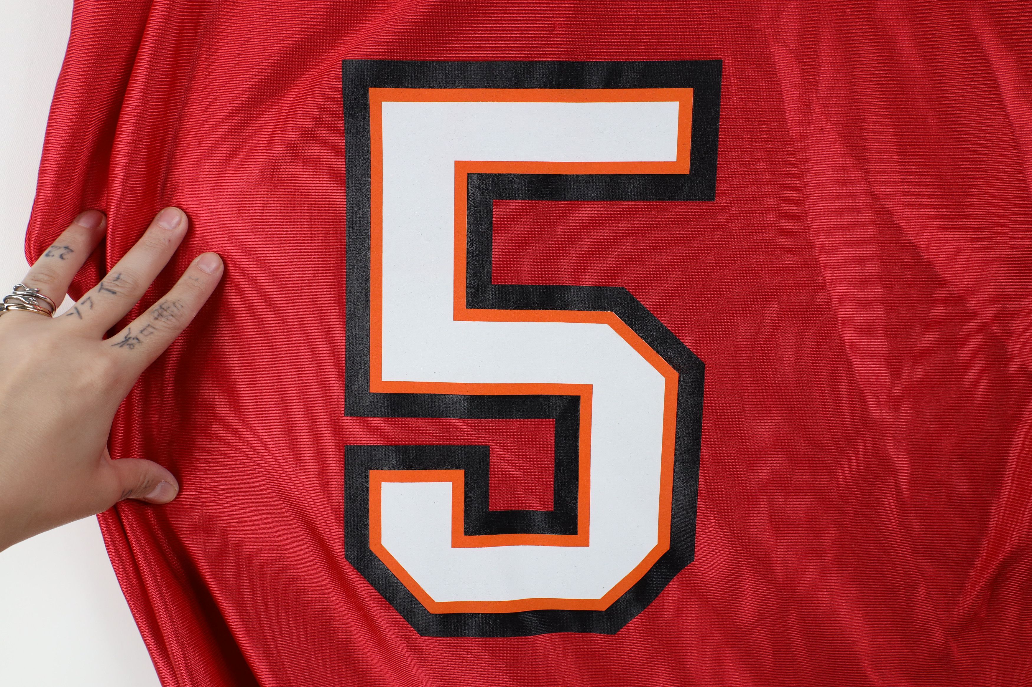 Vintage Vintage Freeman Tampa Bay Buccaneers Football Jersey Red #5 Size US L / EU 52-54 / 3 - 6 Thumbnail