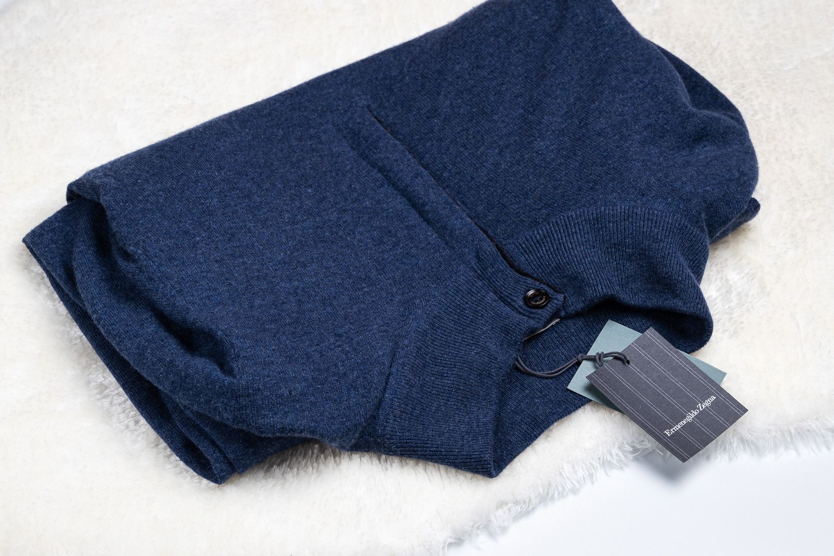 Ermenegildo Zegna Men's cashmere sweater Ermenegildo Zegna Size US XL / EU 56 / 4 - 3 Thumbnail