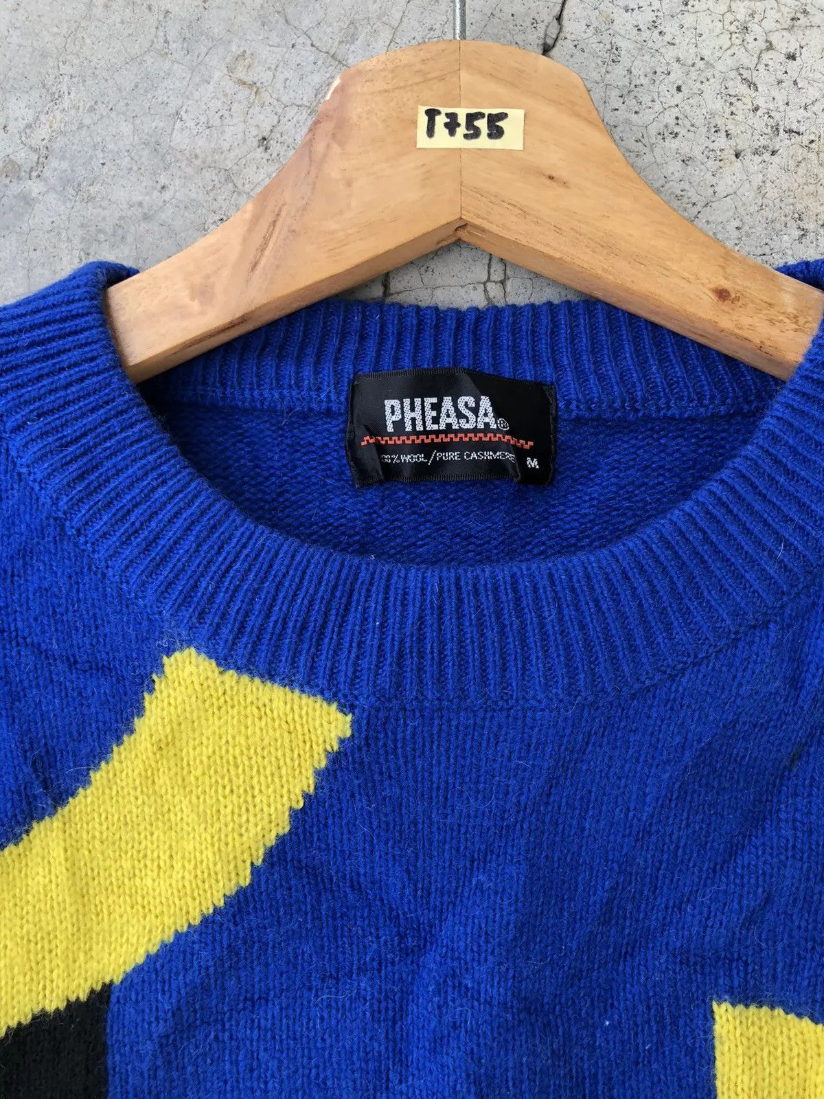 Aran Isles Knitwear × Homespun Knitwear Japanese Colourknit Sweater Jumper/Memeri Pattern Size US M / EU 48-50 / 2 - 6 Thumbnail