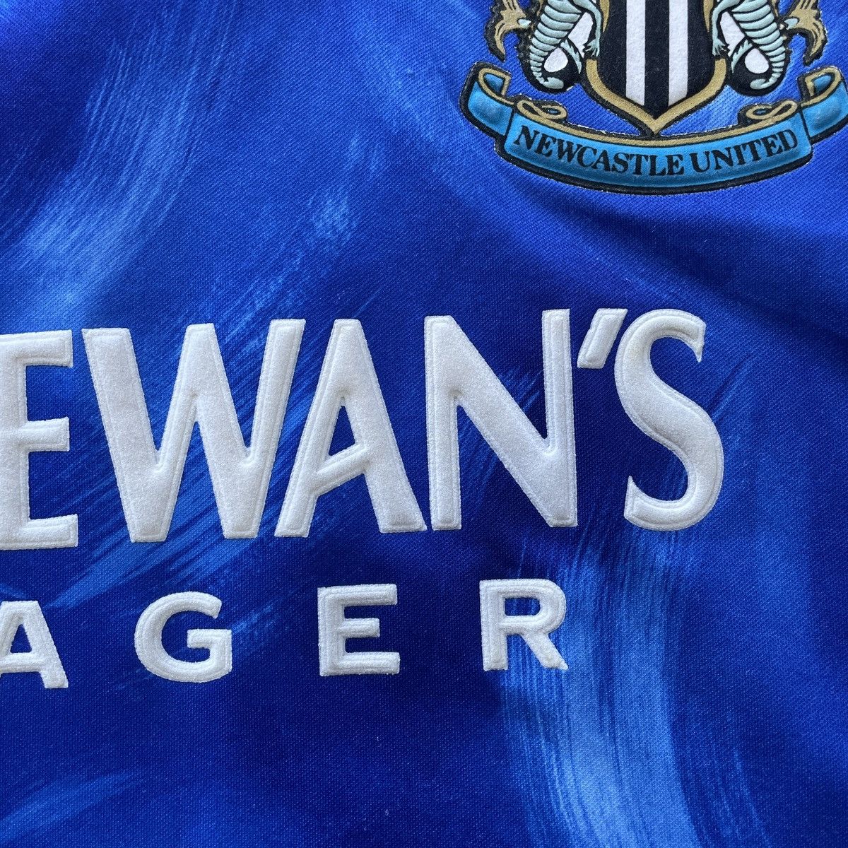 Asics Vintage Newcastle United Away Asics Jersey Shirt 1993/1995 Size US XXL / EU 58 / 5 - 6 Thumbnail