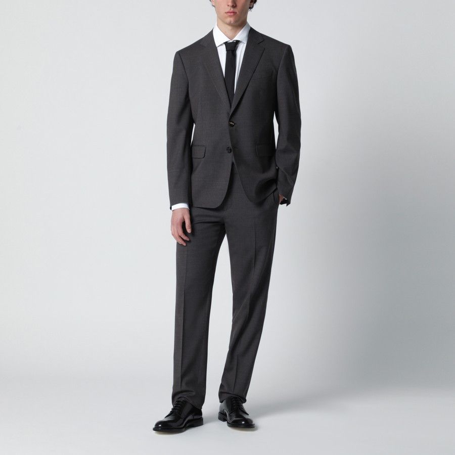 Dsquared2 o1d2blof0226 Single Breasted Suit in Grey Size US 34 / EU 50 - 2 Thumbnail
