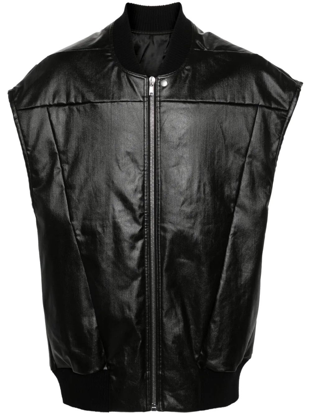 Rick Owens o1y0325 Vest in Black Size US M / EU 48-50 / 2 - 1 Thumbnail