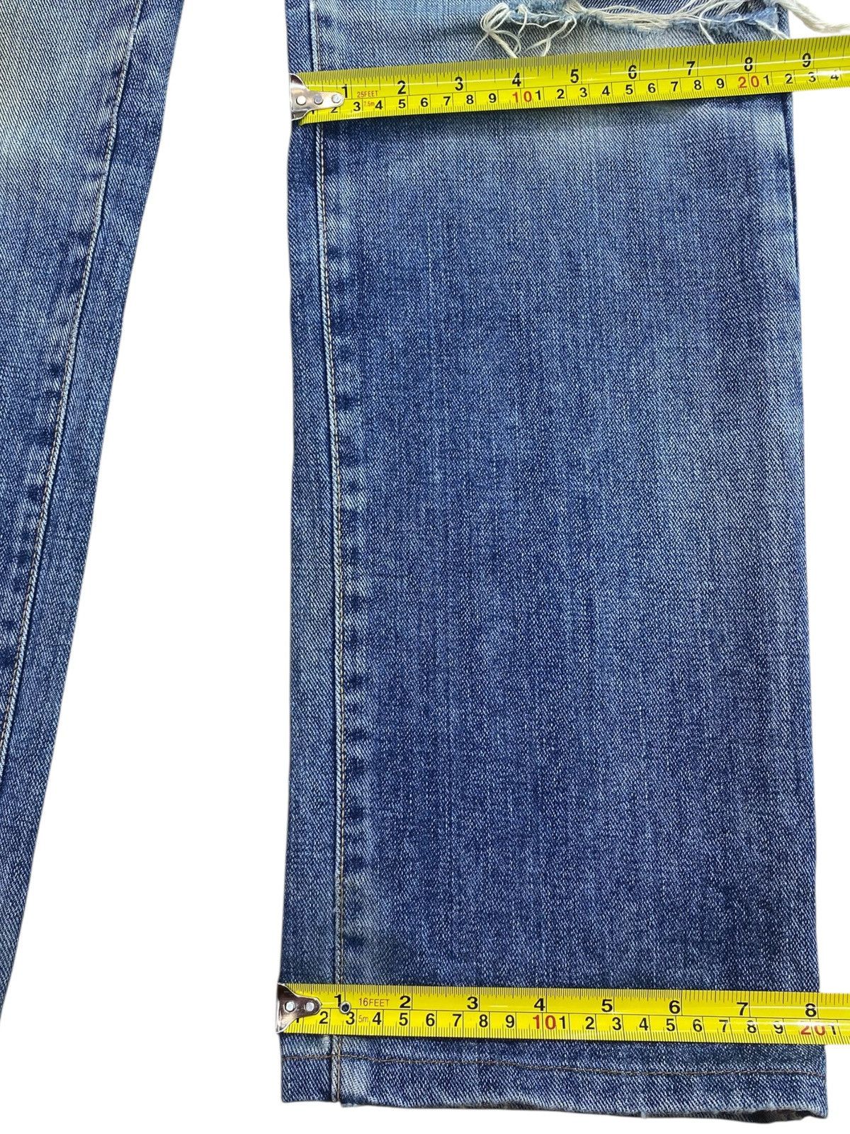 Edwin Edwin Whiskers Mud Wash Style Ripped Jeans Size US 34 / EU 50 - 8 Thumbnail