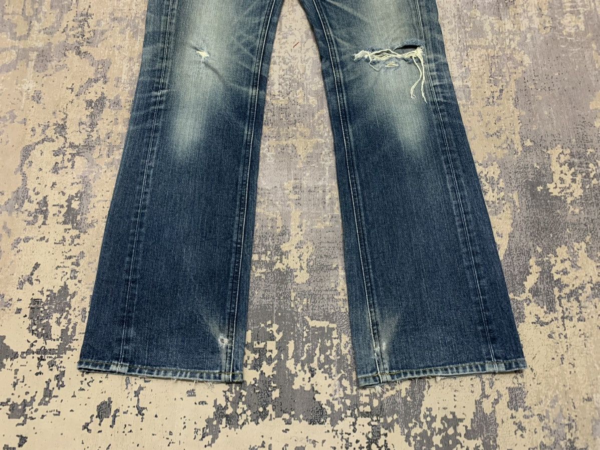 If Six Was Nine LEE Distress Faded Boot Cut Y2K Mud max style jeans Size US 31 - 4 Thumbnail