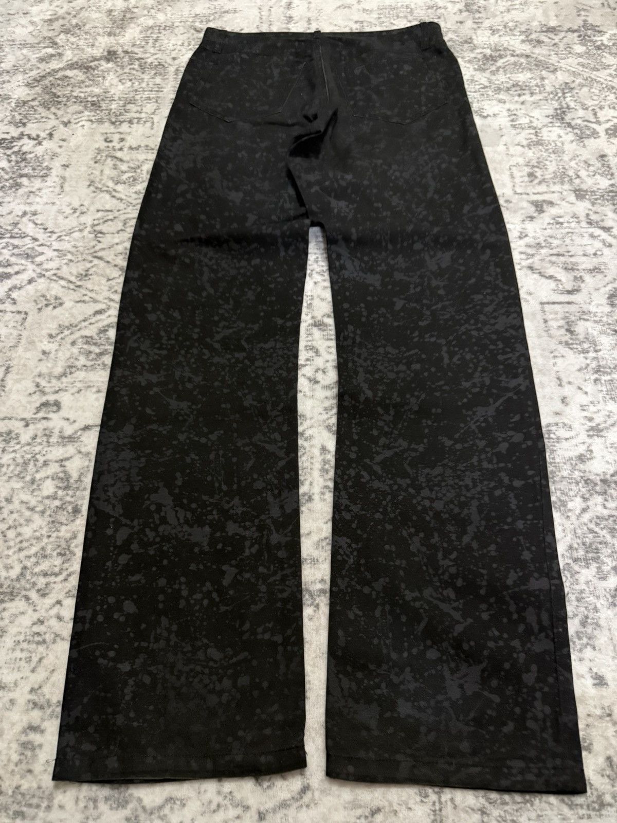 If Six Was Nine 5351 Pour les Homme Artisanal Studs Blackout Splatter Pants Size US 30 / EU 46 - 2 Thumbnail