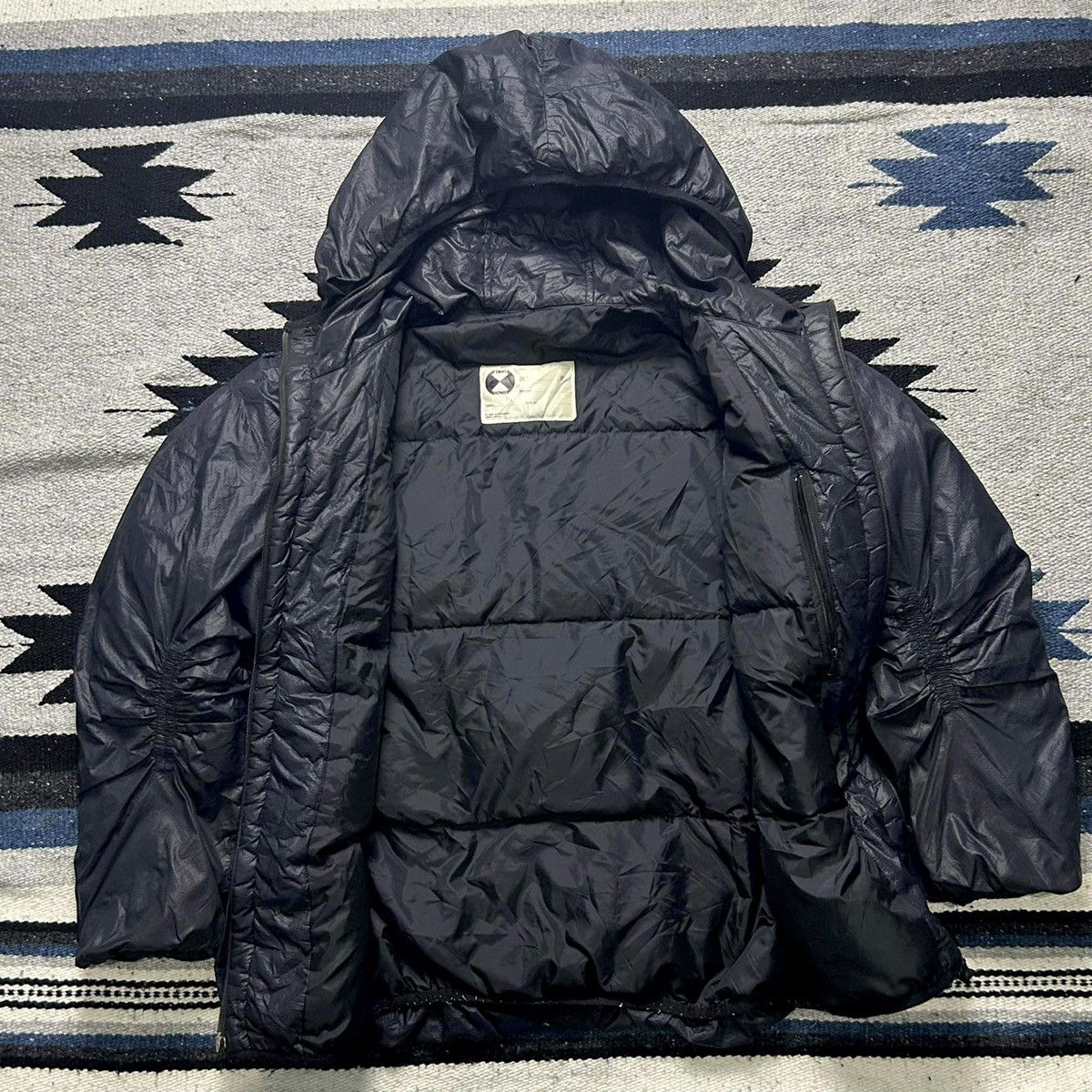 Final Home Final Home 1990s ripstop nylon hooded down jacket Size US M / EU 48-50 / 2 - 6 Thumbnail