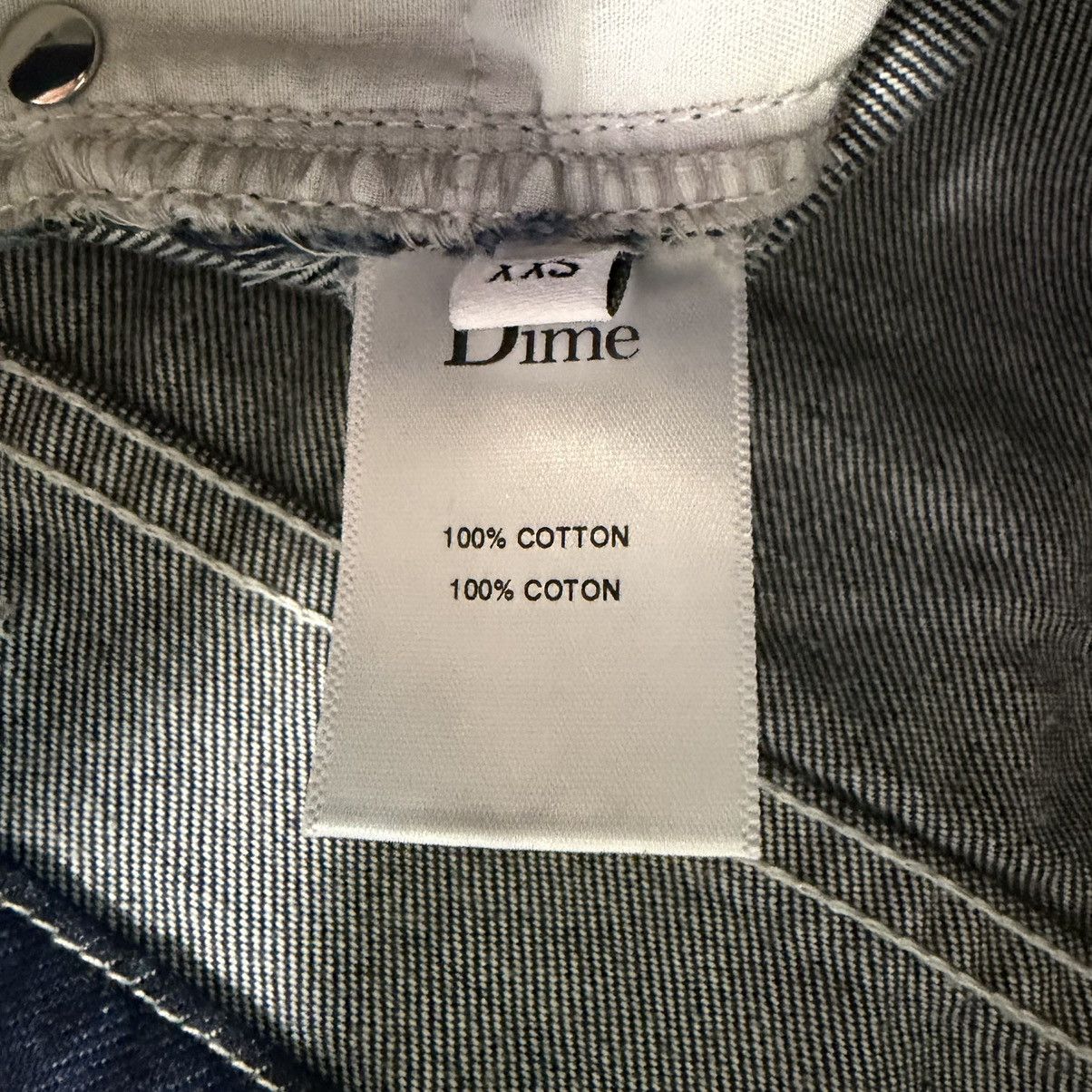 Dime Dime Contrast Stitch Blue Jeans Size US 29 - 7 Thumbnail