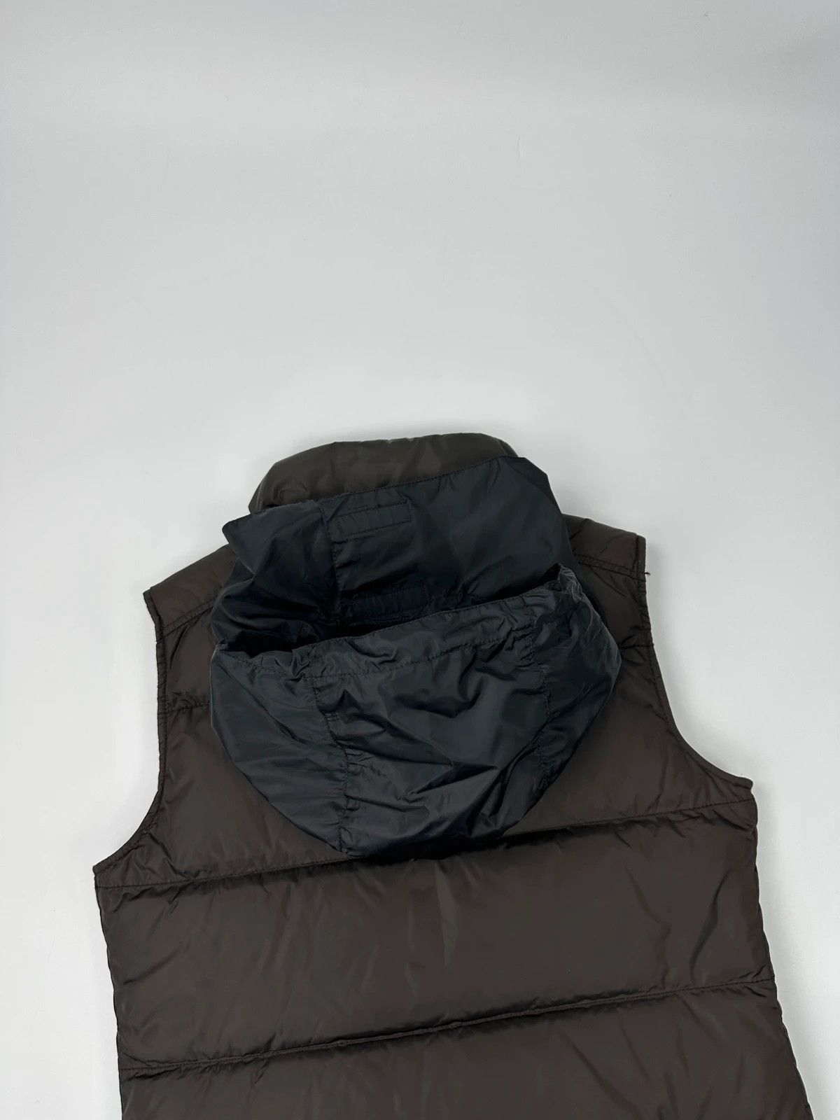 Prada Prada Sport FW01-05 Brown Puffer Vest Down Hooded Jacket Size L / US 10 / IT 46 - 6 Thumbnail