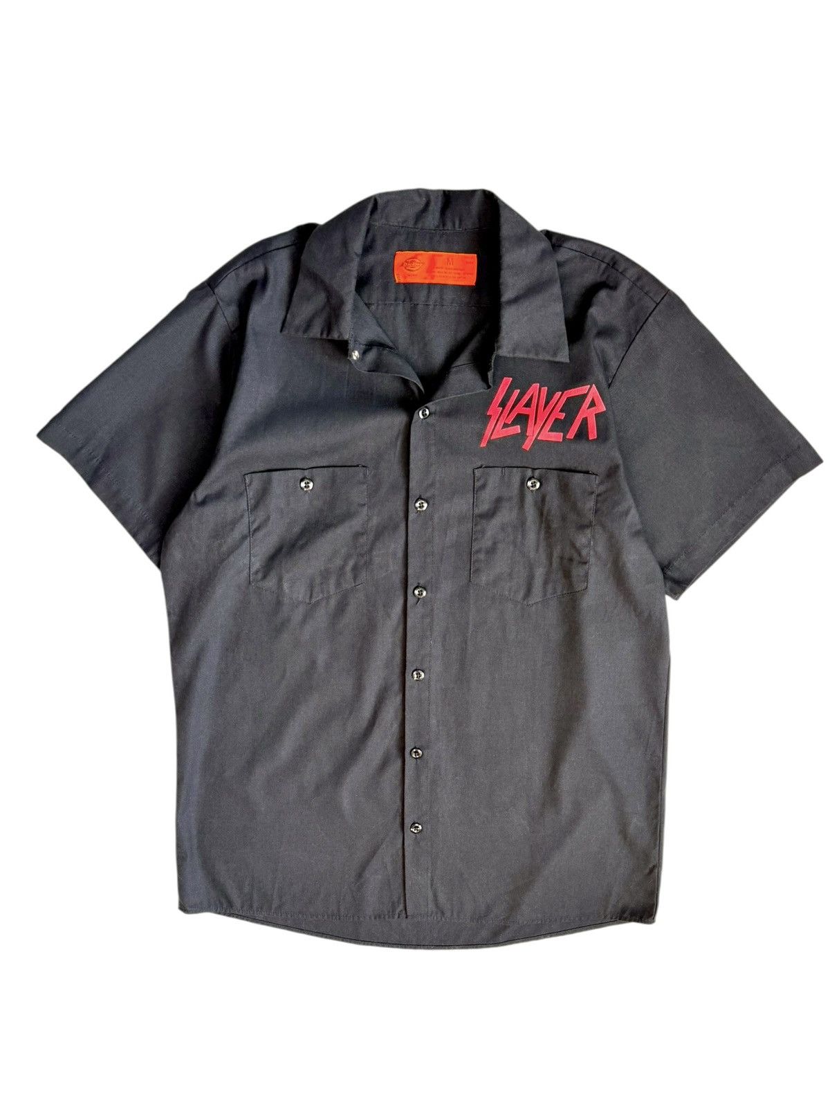 Dickies 2004 Vintage Slayer Dickies Merch shirt biker rock punk Size US M / EU 48-50 / 2 - 1 Thumbnail