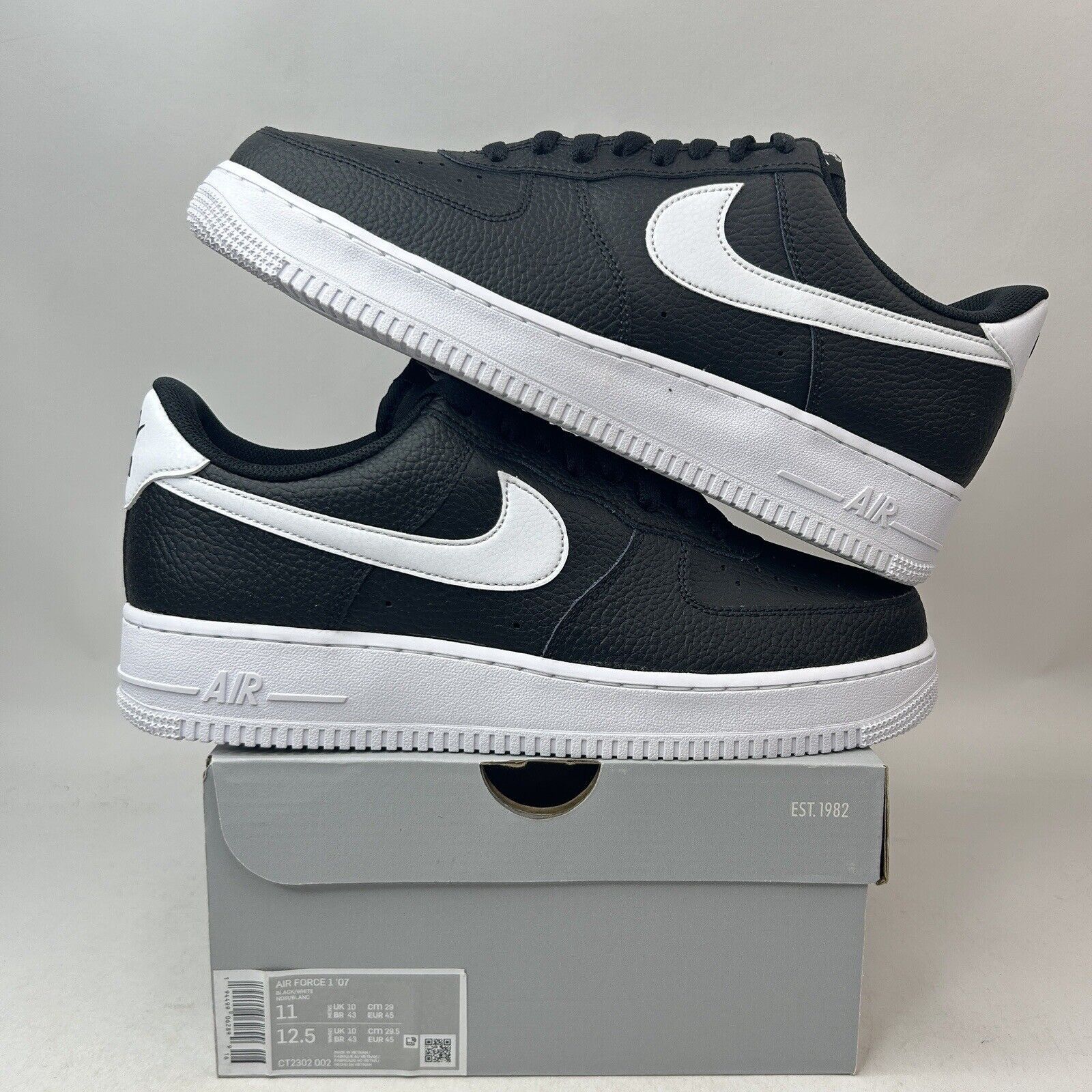 Nike Air Force '07 Low “Black White” 2024