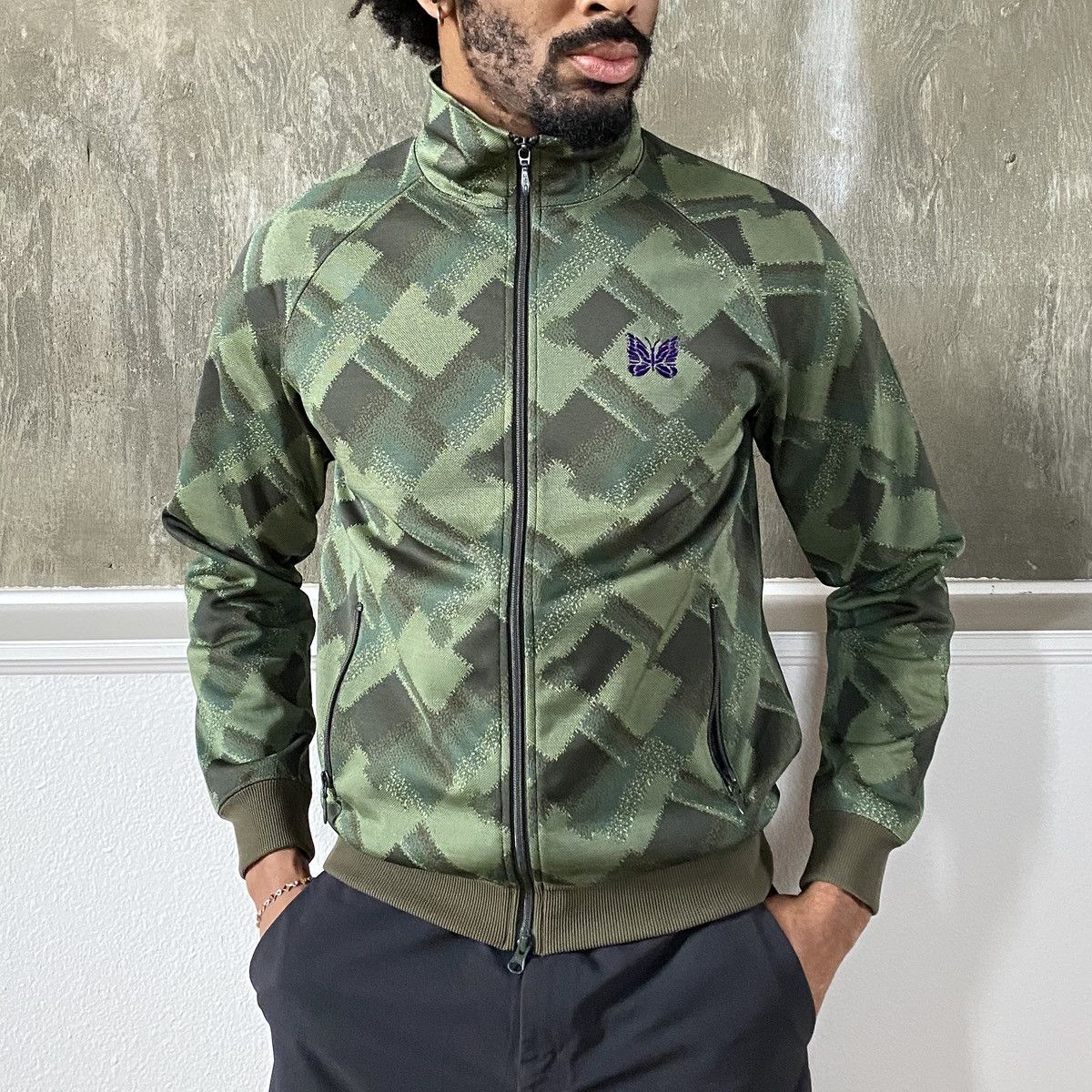 Needles Needles Track Jacket - Green Size US M / EU 48-50 / 2 - 2 Thumbnail