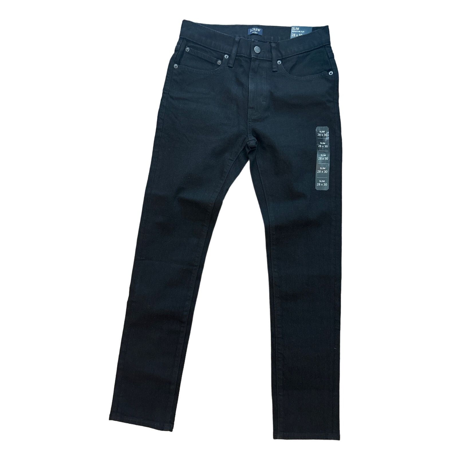 J.Crew NWT J.Crew Slim Fit Jean In Signature Flex Black Size 28x30 Size US 28 / EU 44 - 4 Thumbnail