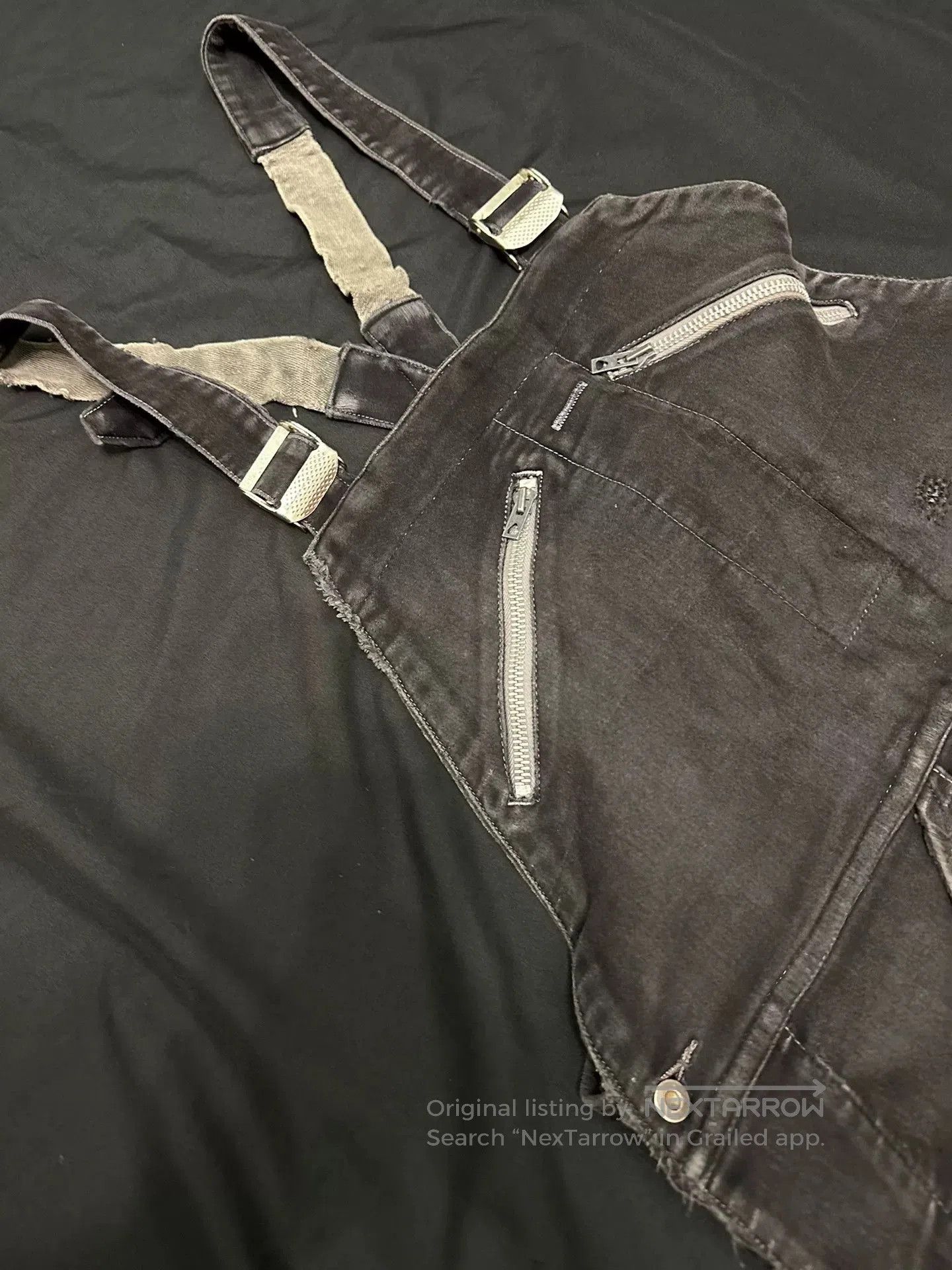 Vintage Vintage 30s Adolphe Lafont Moleskin Overalls. Size US 30 / EU 46 - 5 Thumbnail