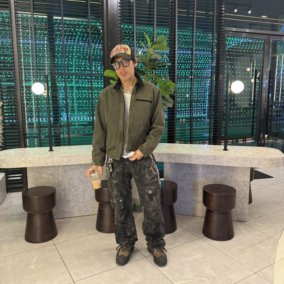 Other × Vintage vintage japanese brand save stars camouflage cargo pants Size US 32 / EU 48 - 1 Thumbnail
