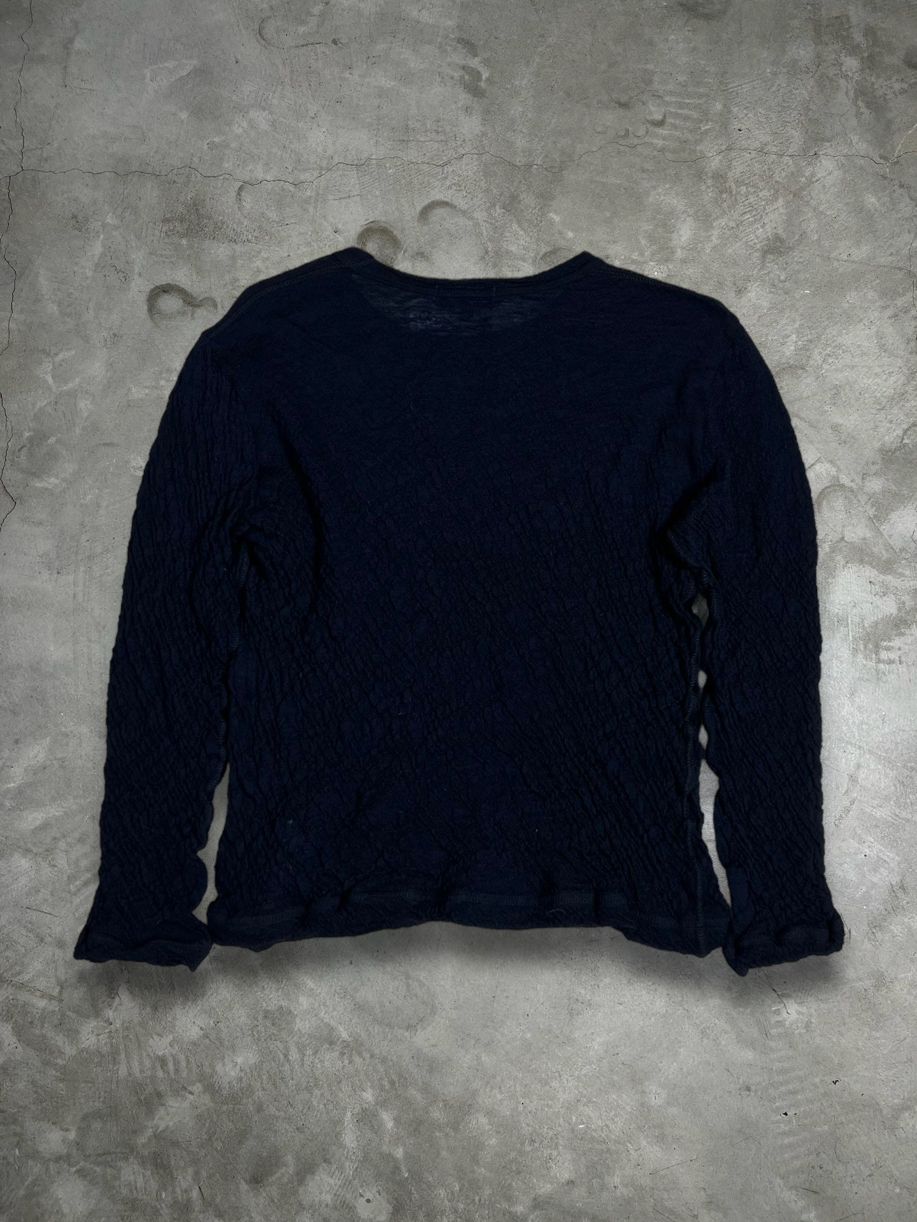 Japanese Brand × Tricot Comme des Garcons tricot COMME des GARÇONS Long Sleeve Blouse (M) GTMPT284 Size M / US 6-8 / IT 42-44 - 6 Thumbnail