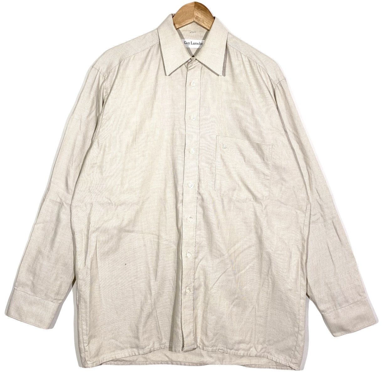 Guy Laroche Chemise Micro Carreaux Vintage 80’s Guy Laroche Size US M / EU 48-50 / 2 - 1 Thumbnail