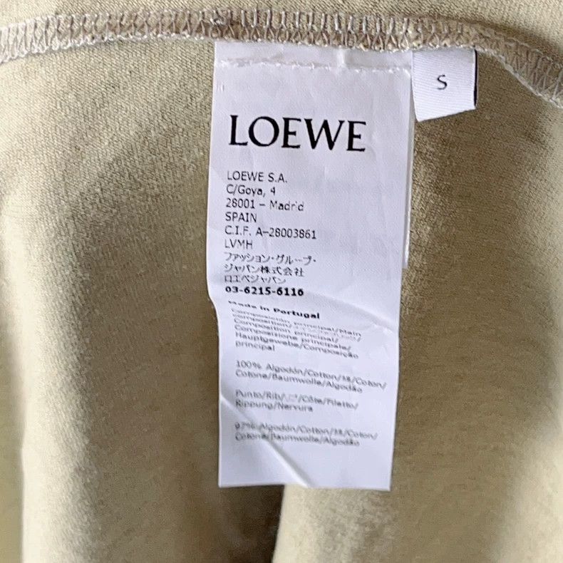 Loewe LOEWE Patchwork embroidery logo asymmetrical design T-shir Size S / US 4 / IT 40 - 6 Thumbnail
