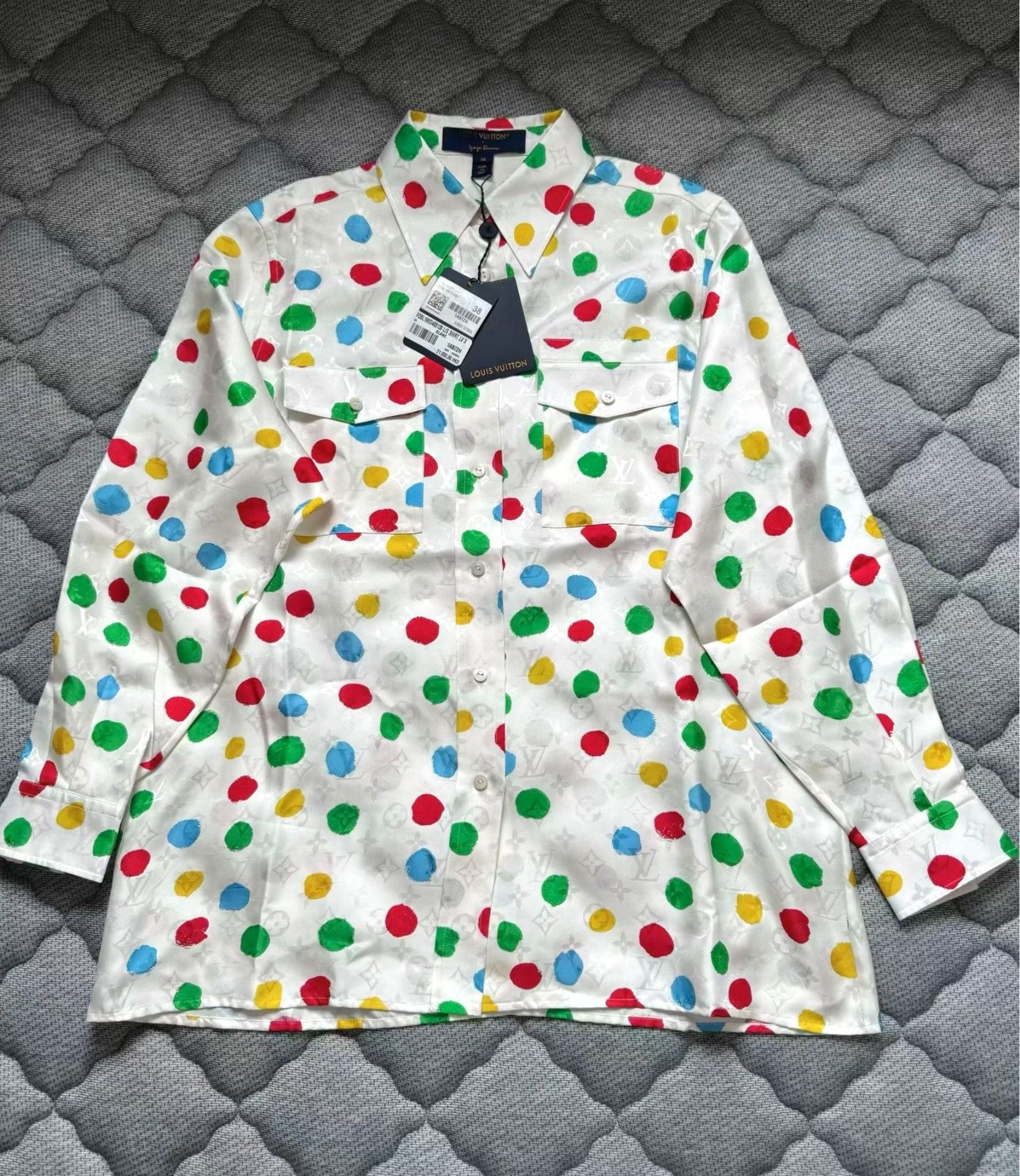Louis Vuitton Louis Vuitton Yayoi Kusama Polka Dot Shirt Dress Size US S / EU 44-46 / 1 - 1 Thumbnail