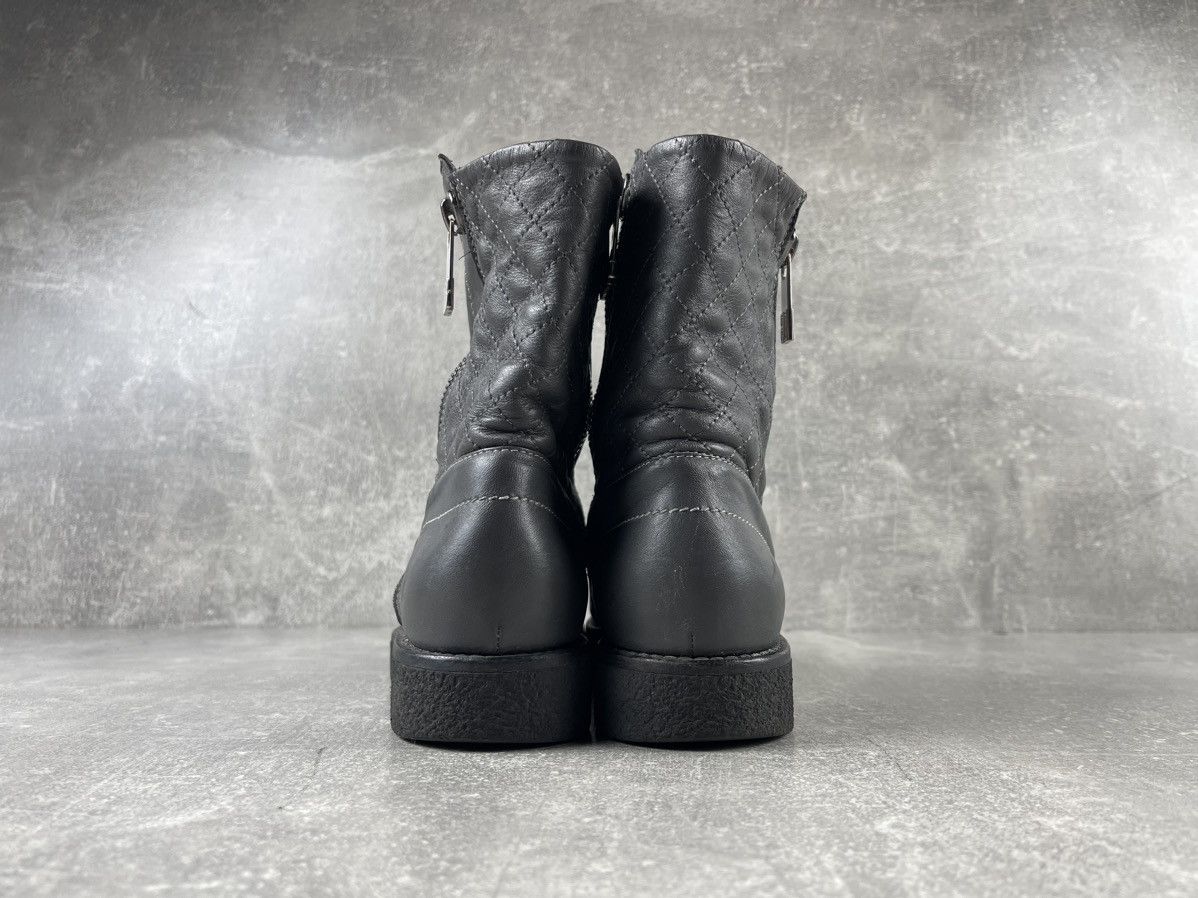 Dirk Bikkembergs Dirk Bikkembergs Leather Ankle Zip Boots Black Size US 7 / IT 37 - 9 Thumbnail