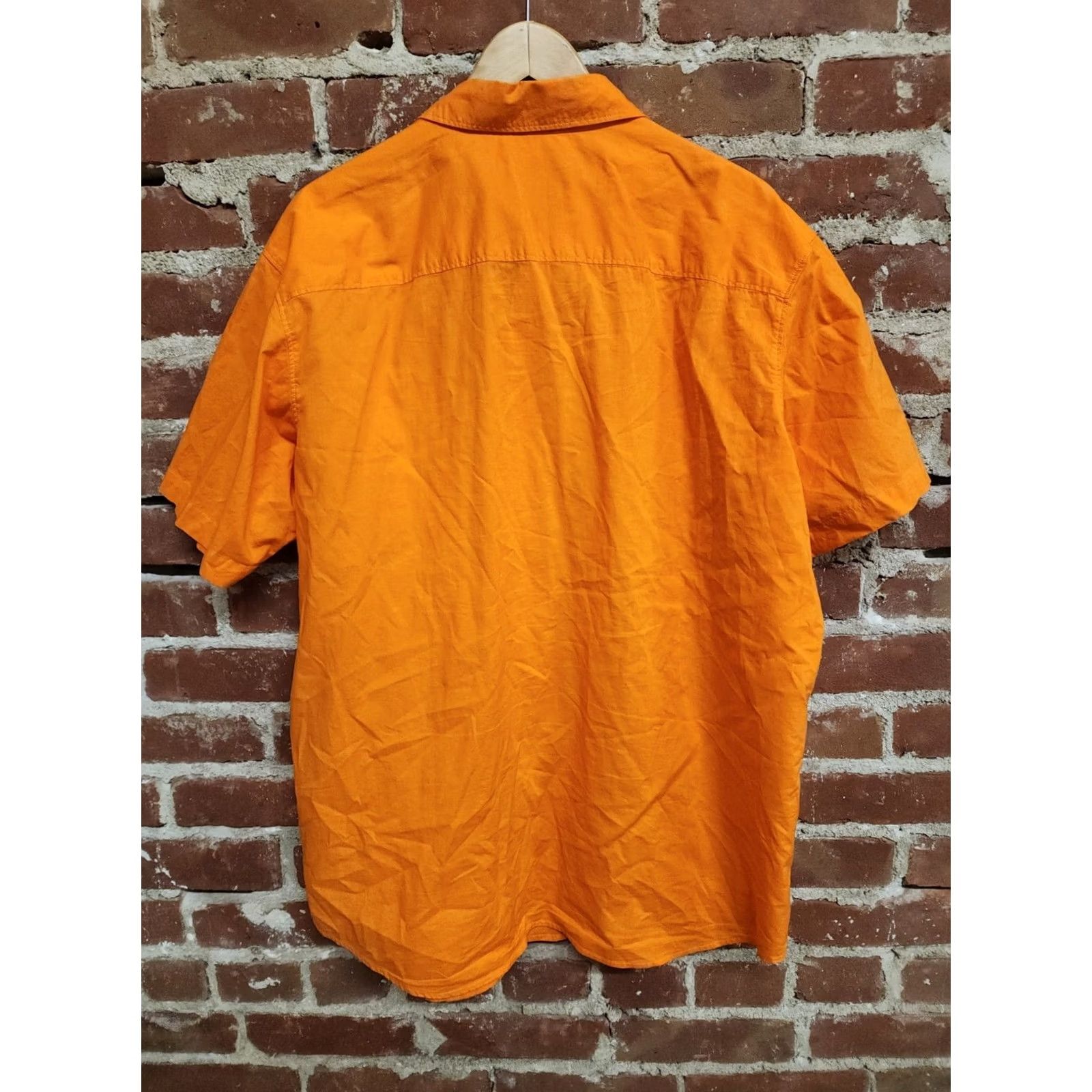 Vintage Columbia Shirt Mens XL Orange Button Up Fishing Outdoors Workwear Size US XL / EU 56 / 4 - 2 Thumbnail