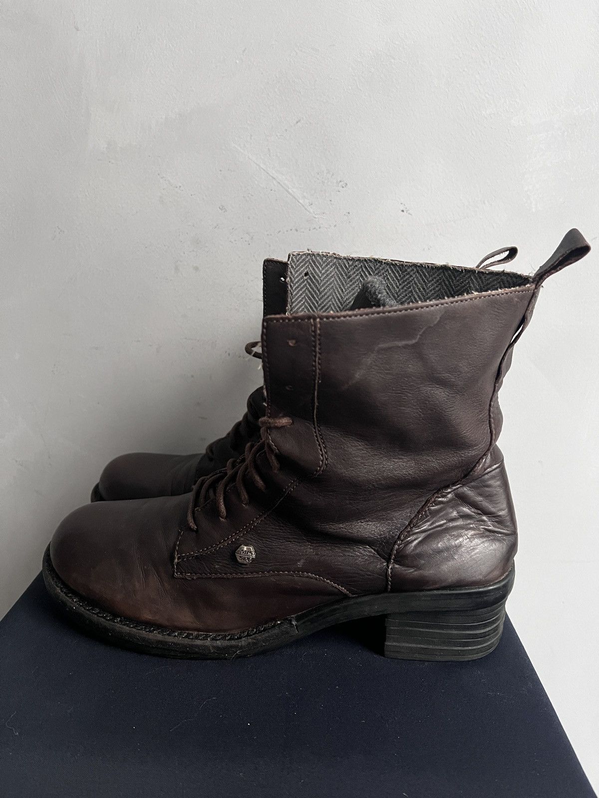 Dirk Bikkembergs Leather Boots Dirk Bikkembergs Style lace-up Combat Size US 7.5 / EU 40-41 - 5 Thumbnail
