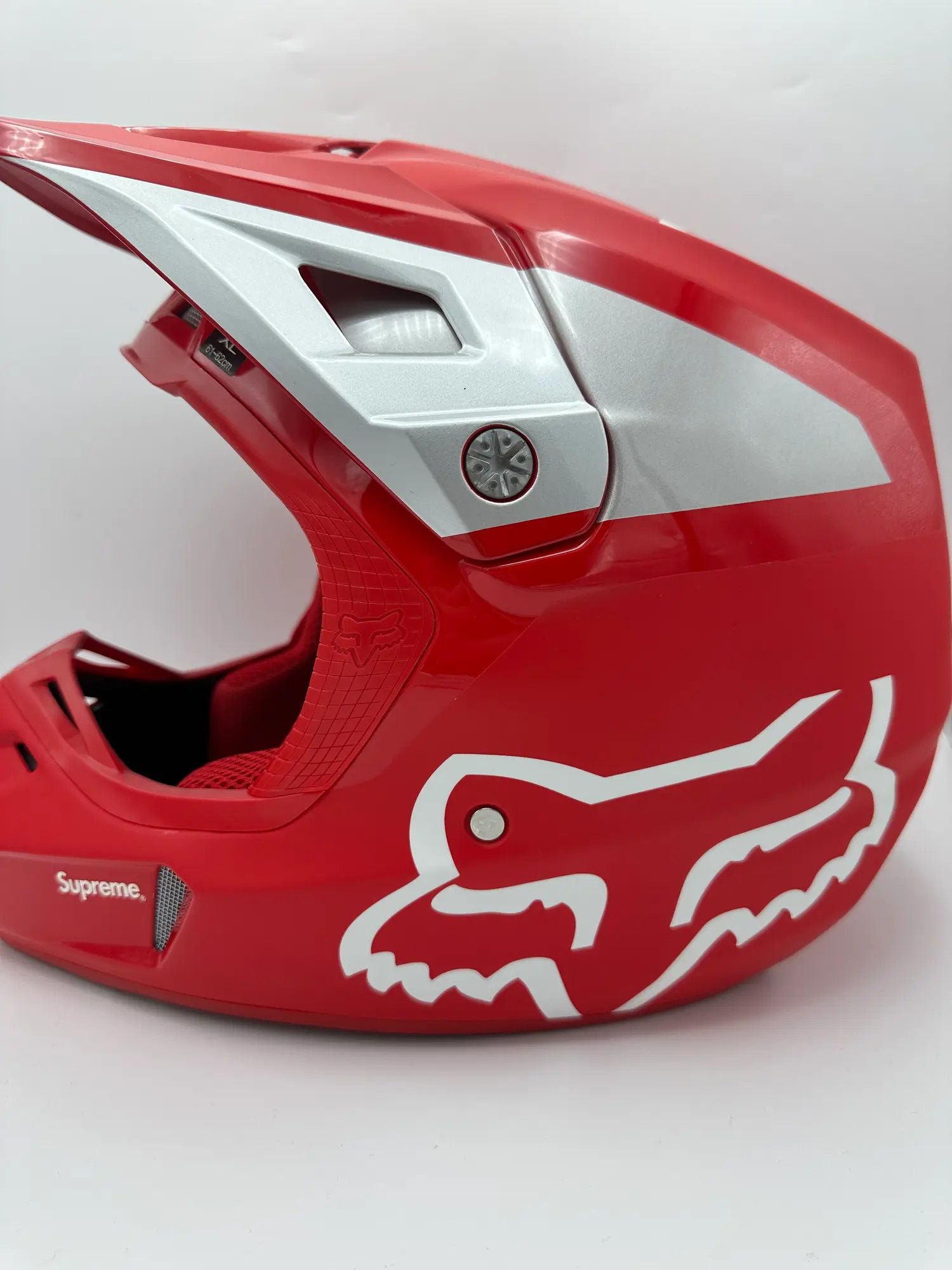 Fox Racing × Supreme Supreme x Fox Racing V2 Motocross Helmet Red Size XL Size ONE SIZE - 5 Thumbnail