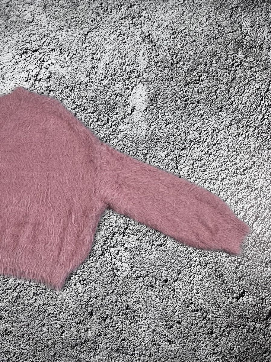 Vintage Vintage Y2K pink fuzzy faux mohair sweater streetwear Size L / US 10 / IT 46 - 8 Thumbnail