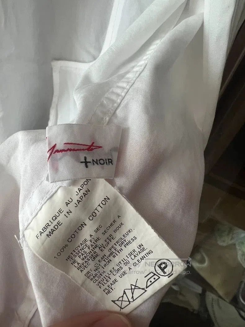 Yohji Yamamoto Yohji Yamamoto White Button-Up Shirt Size US L / EU 52-54 / 3 - 6 Thumbnail