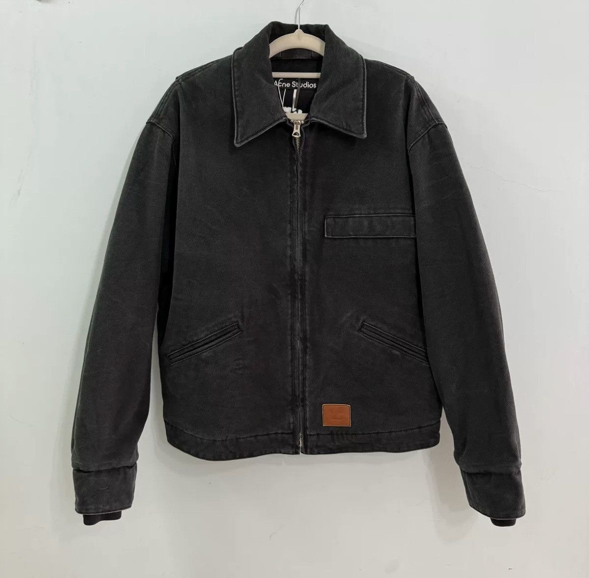 Acne Studios Ferris Face Denim Blue パーカー Acne Studios Ferris Face Hoodie | Grailed