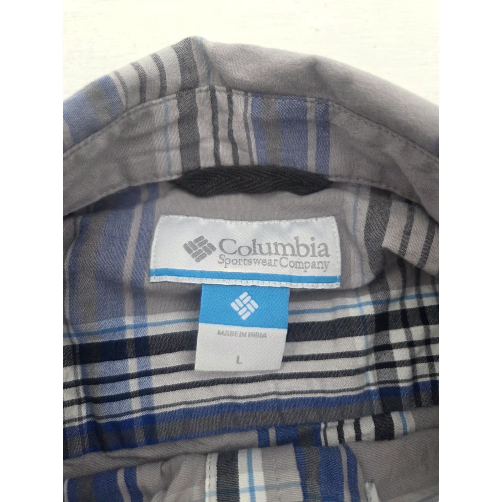Vintage Columbia Shirt Men Large Gray Plaid Button-Down Long Sleeve Casual Workwear Outdoor Size US L / EU 52-54 / 3 - 4 Thumbnail