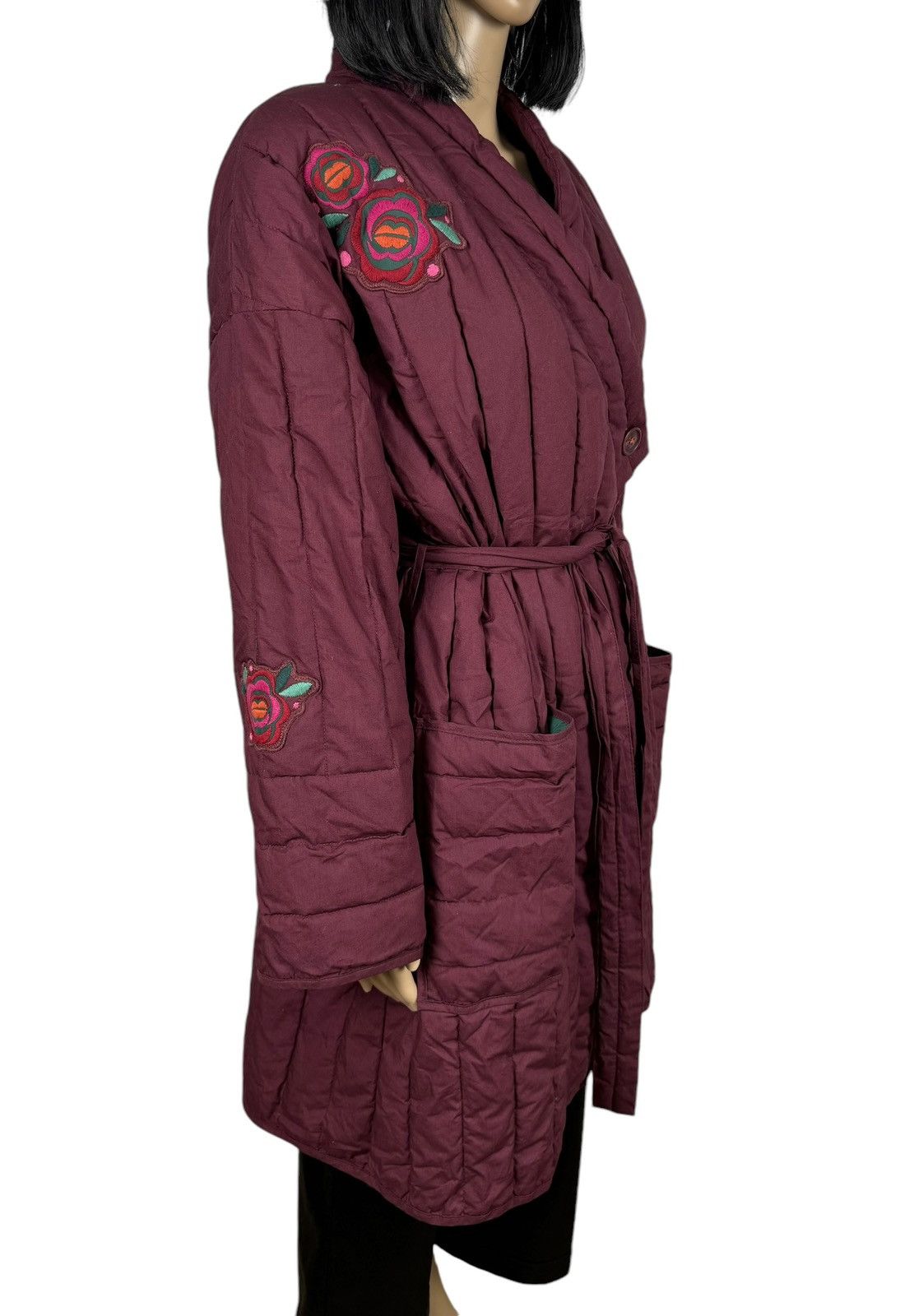 Gudrun Sjoden Gudrun Sjoden Qulted Coat Kimono Belted size M Size M / US 6-8 / IT 42-44 - 5 Thumbnail