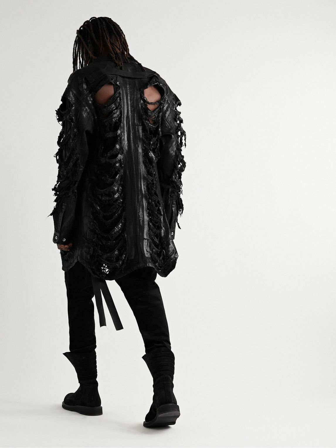 ジャケット・アウター RickOwens DRKSHDW STROBE PARKA Rick Owens DRKSHDW Strobe long-length Parka | Black | FARFETCH